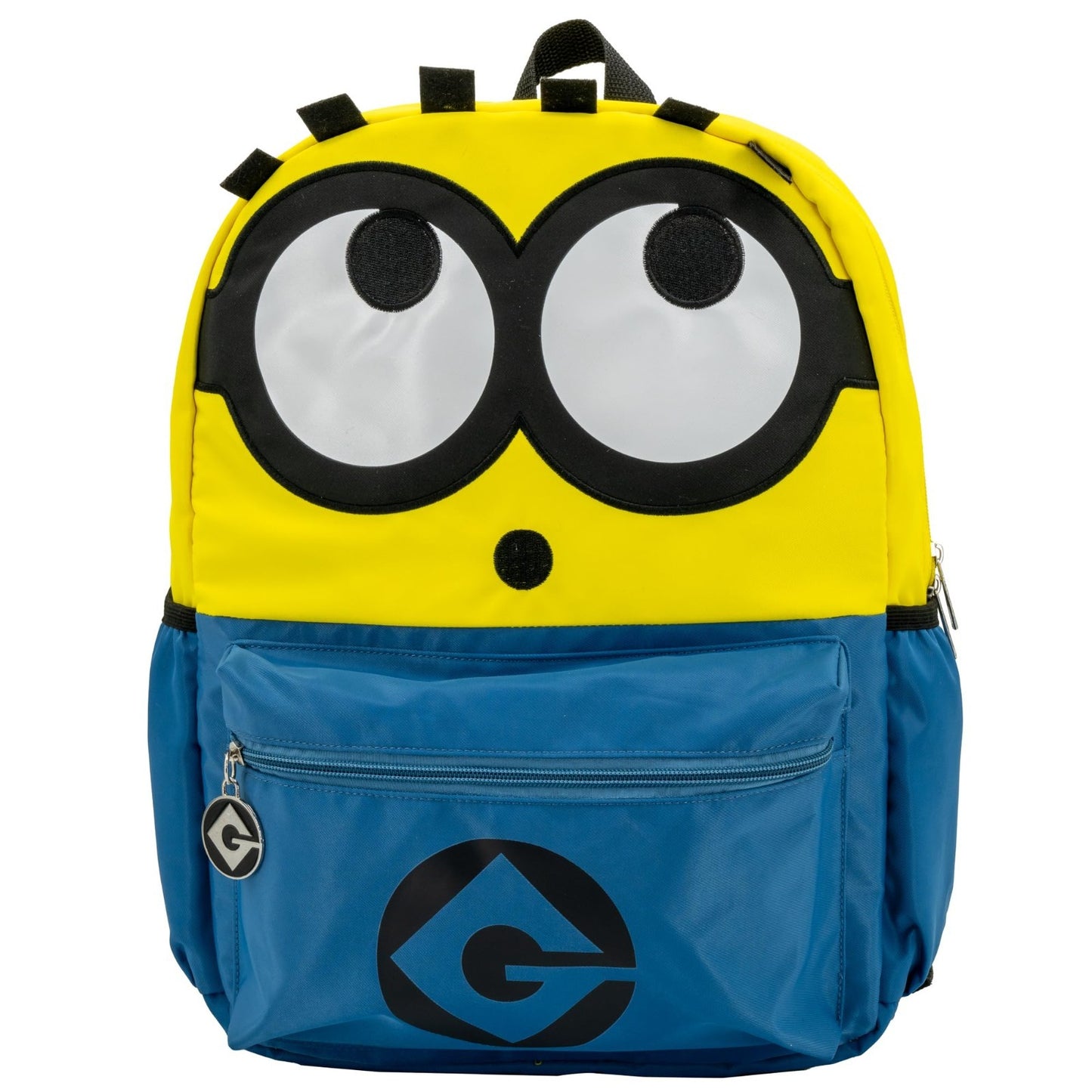 Minions Backpack for Kids   16 Inch Schoolbag with 3D Features, Yellow, Boys & G1