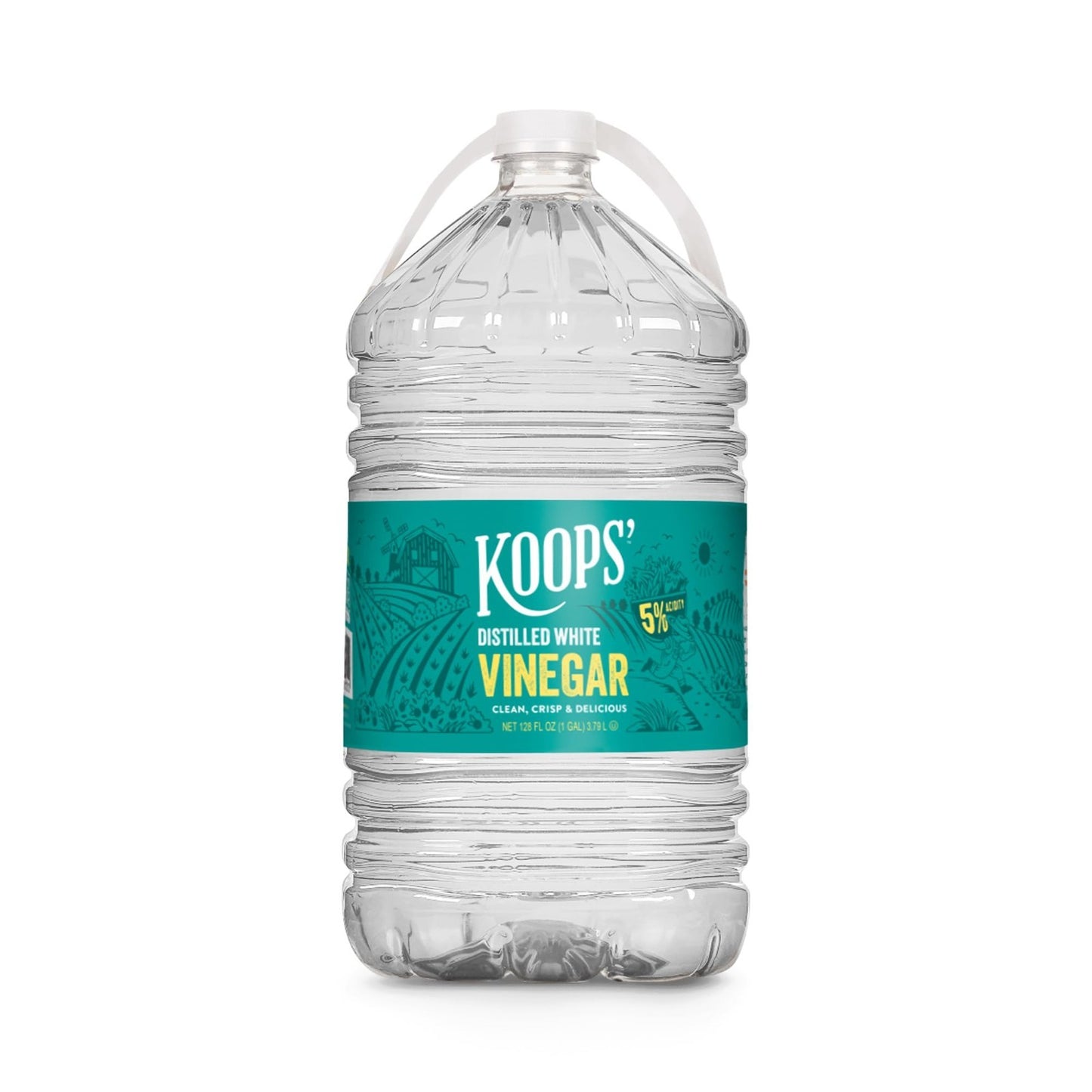 32oz Distilled White Vinegar - 5% Acidity for Cleaning, Pickling & Cooking0
