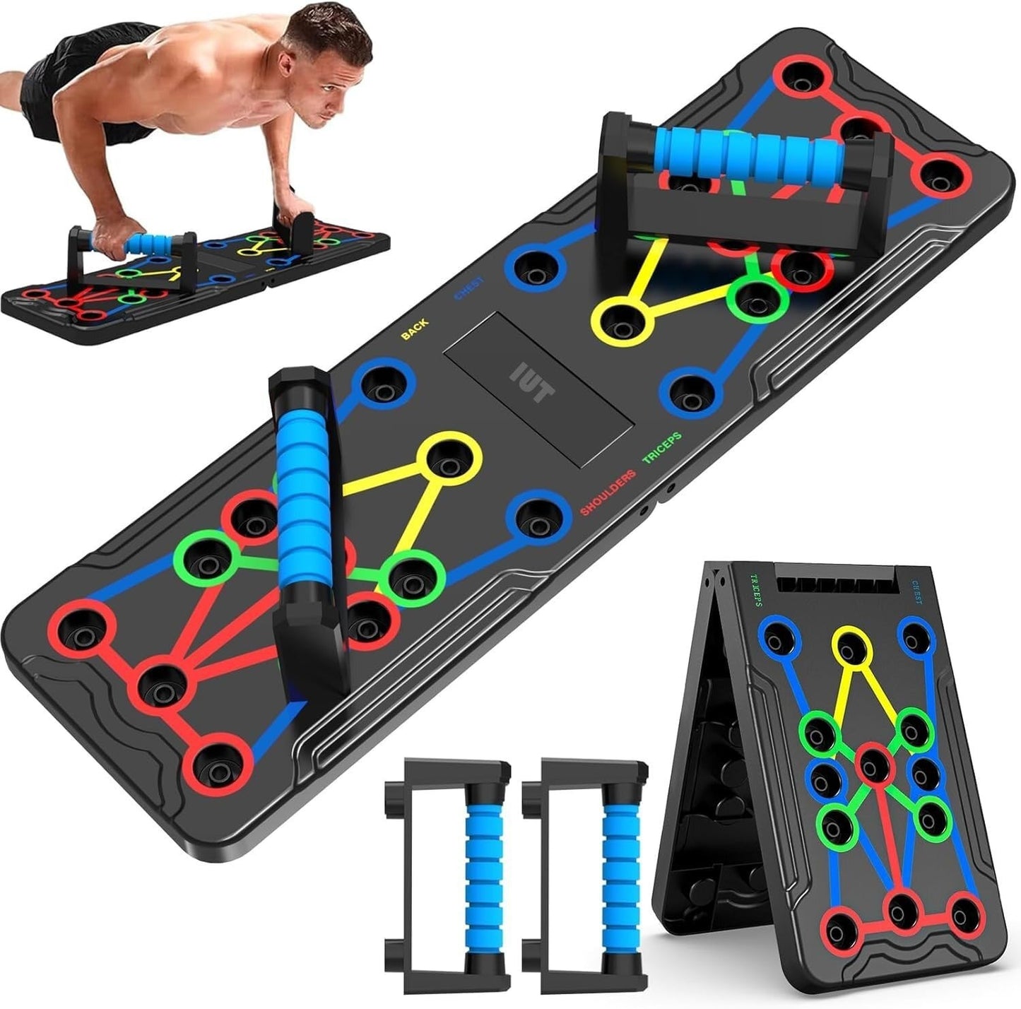 15 in 1 Push Up Board   Multi Functional Home Workout Equipment for Chest & Musc1