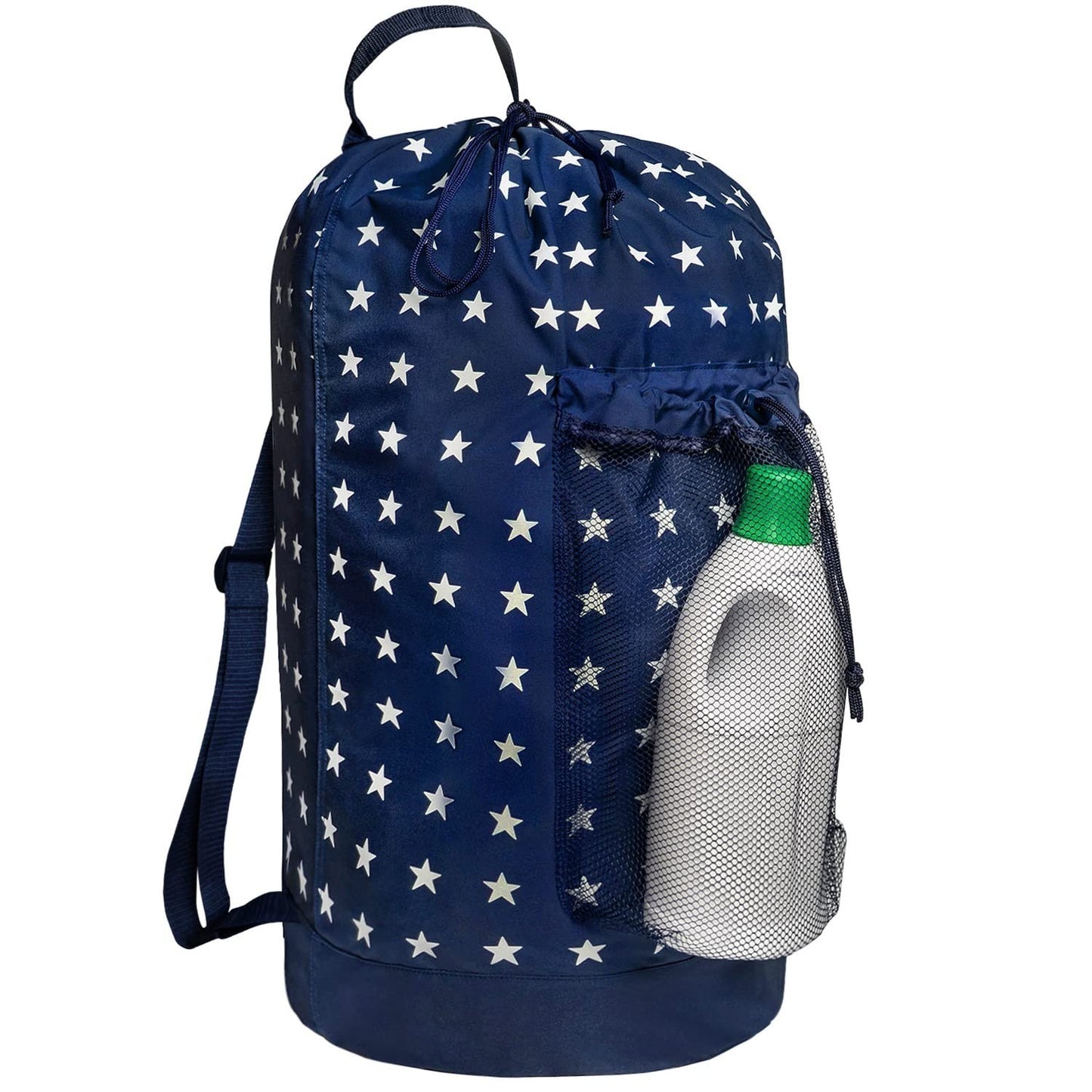 Optimized eBay Title:  "Durable Laundry Backpack with Shoulder Straps, Mesh Poc1