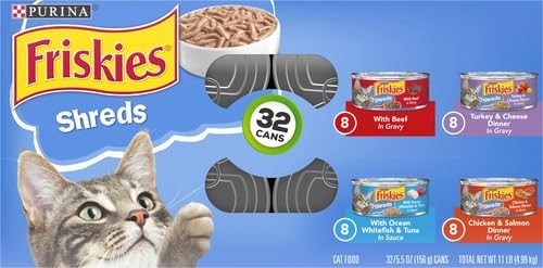 Savory Wet Cat Food Variety Pack   Beef, Turkey, Chicken, Salmon & Tuna   64 Can17