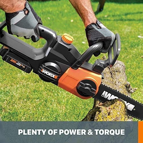 20V Cordless Chainsaw with Auto-Tension - 10" Cutting Power4