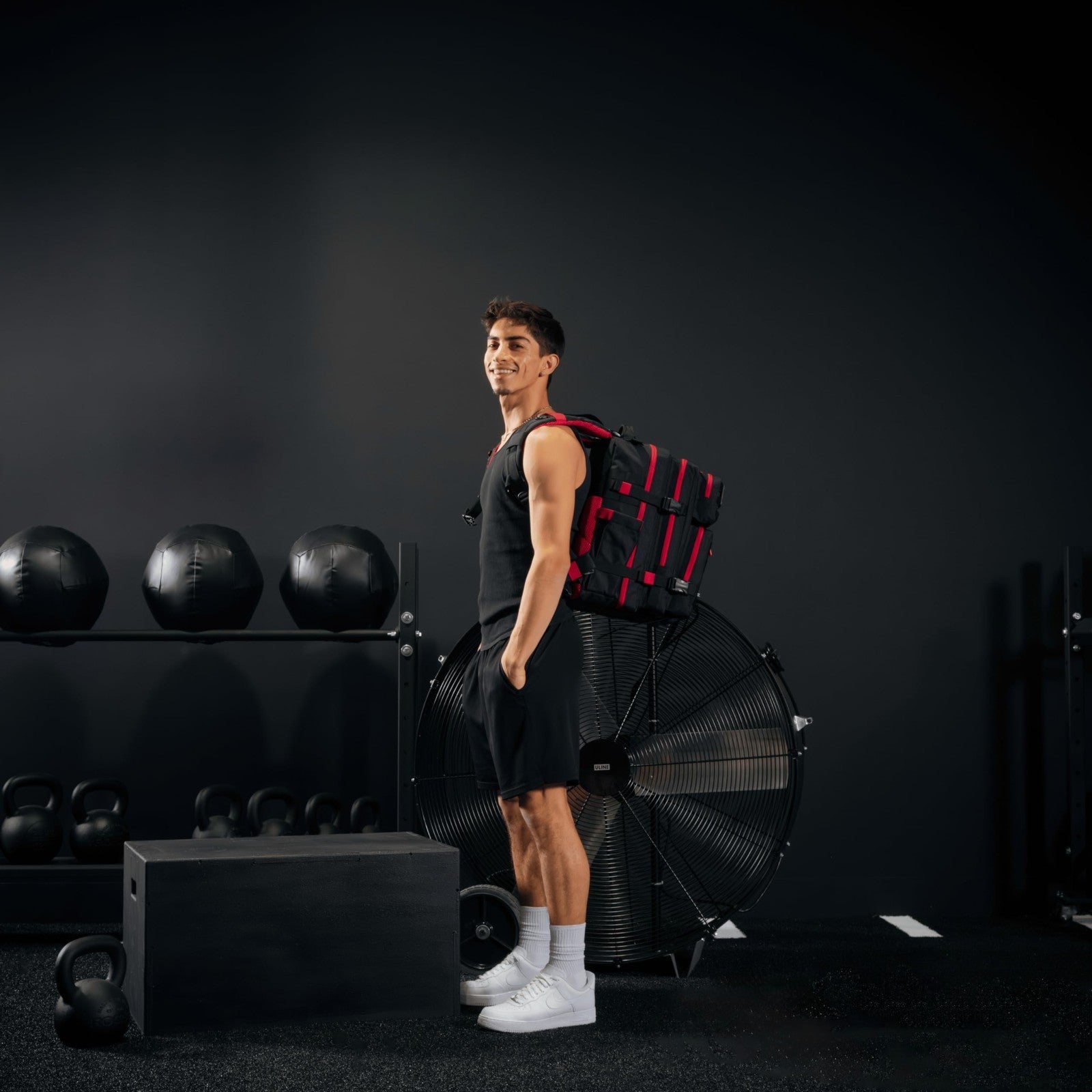 Durable 35L Waterproof Gym Backpack   MOLLE Webbing, Laptop Pocket, 1000D Oxford7