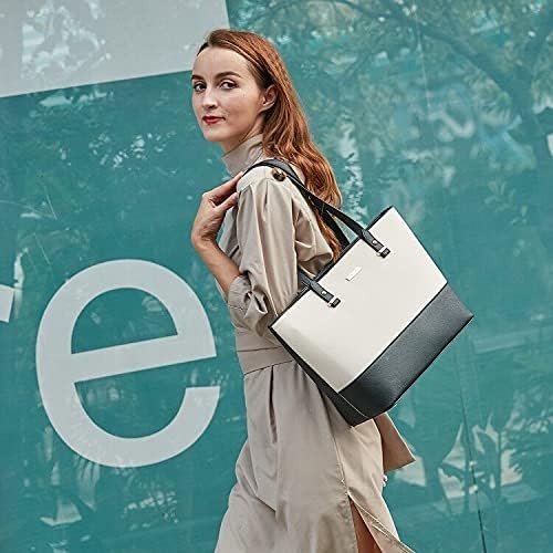 Women Fashion Synthetic Leather Handbag Set 4PCS Tote Shoulder Satchel Purse5