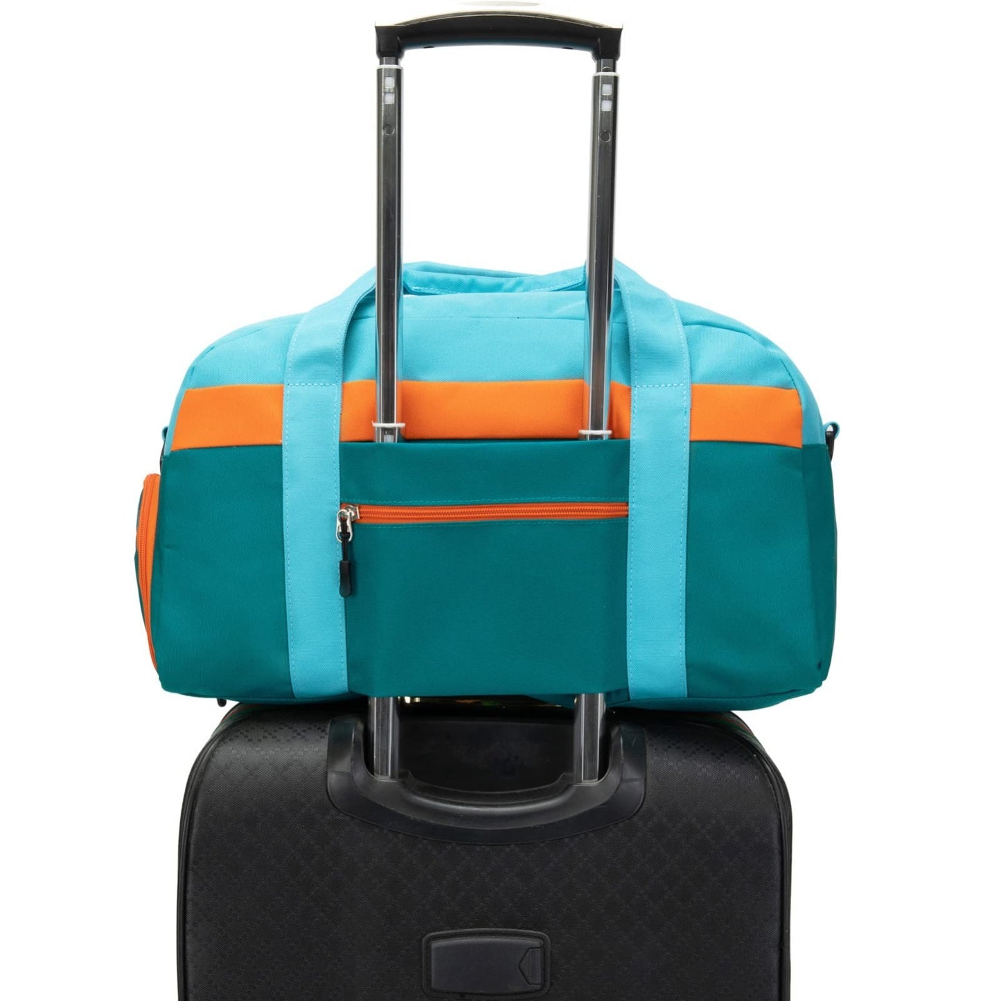 Kids 18" Duffle Bag - Blue Green, Perfect for Weekend Trips, Sports & Travel4