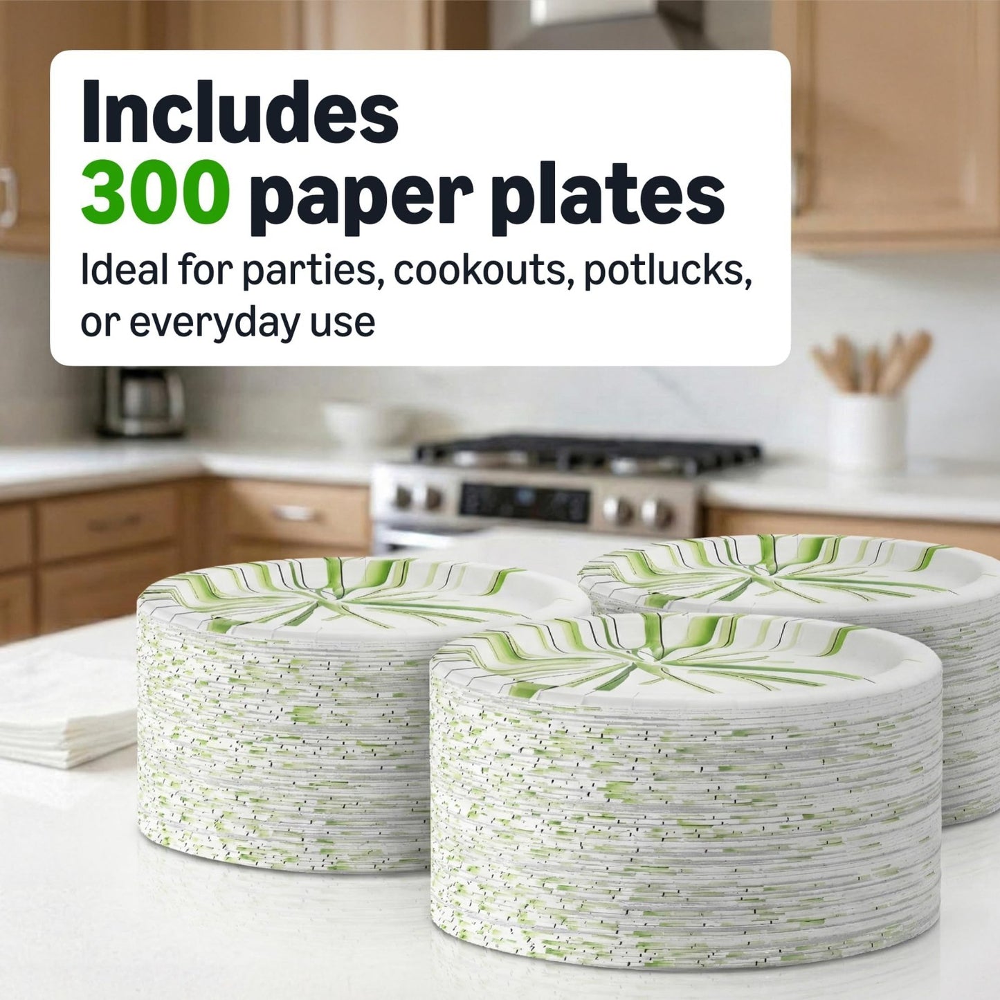 Disposable Paper Plates 8.62"   600 Count, Heavy Duty, Eco Friendly, Party Suppl4