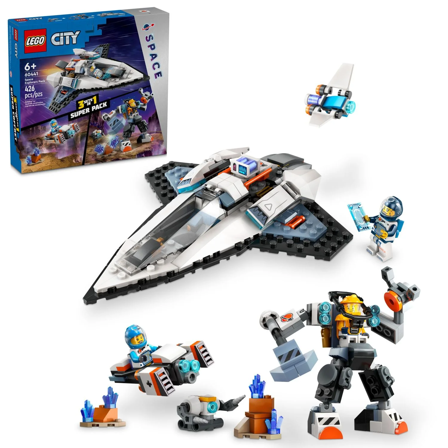 LEGO City Space Explorers Pack, Kids’ Space Toy Playset Bundle for Boys and Girl1
