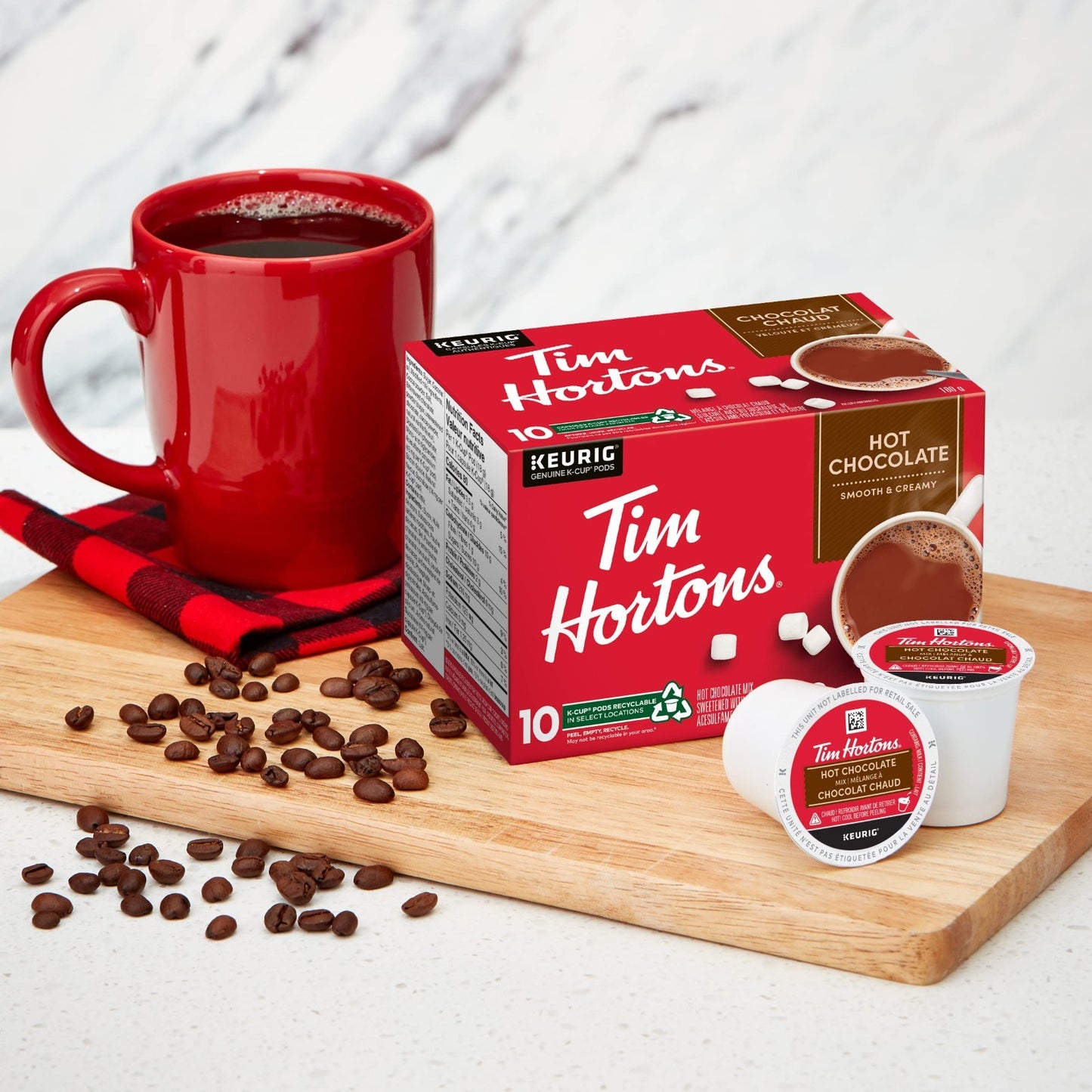 Rich Hot Chocolate Pods for Keurig, Single Serve K Cups, 20 Count, Creamy & Deli6