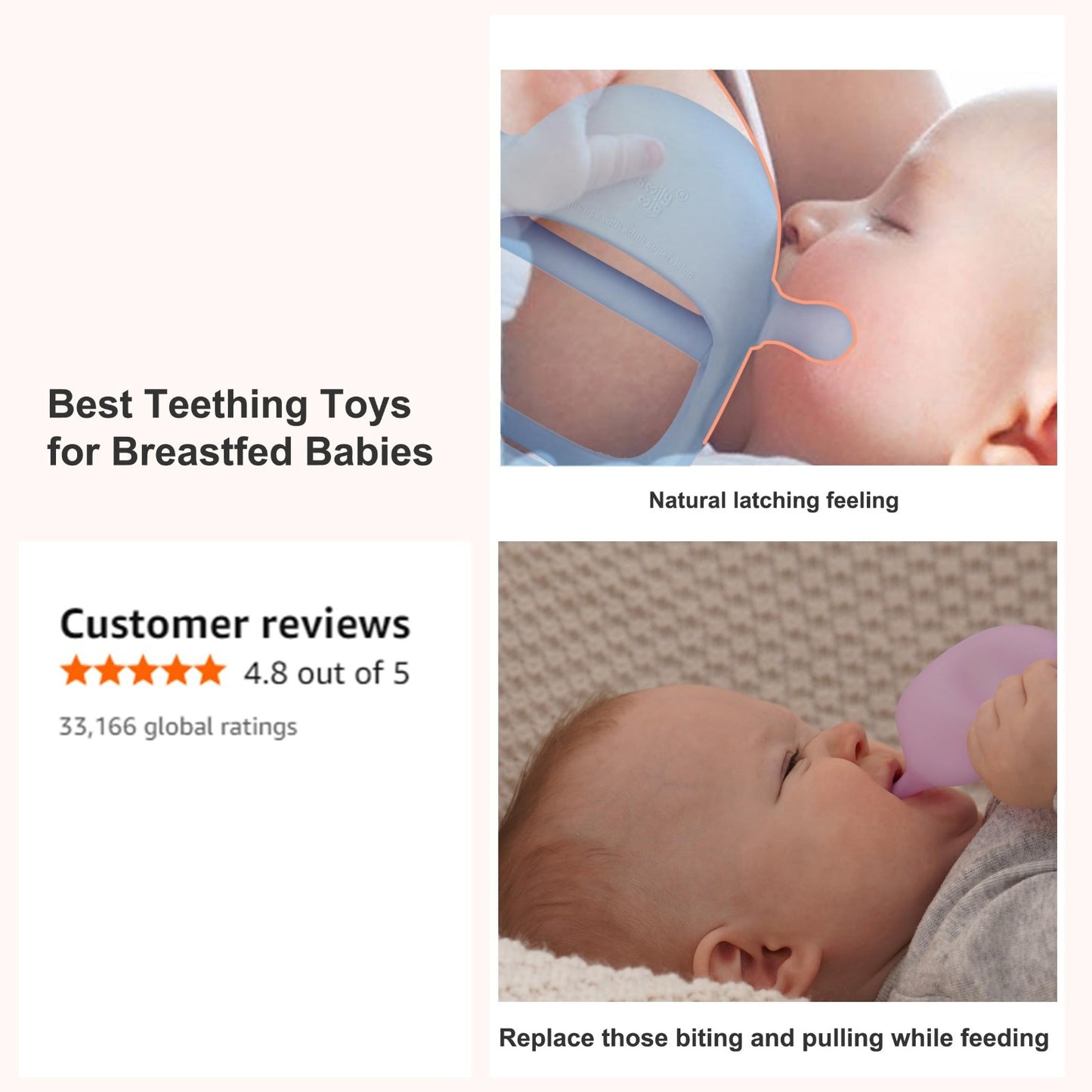 Baby Teething Toys for 0 6 Months | Soft Penguin Teether & Mittens | Teething Re3