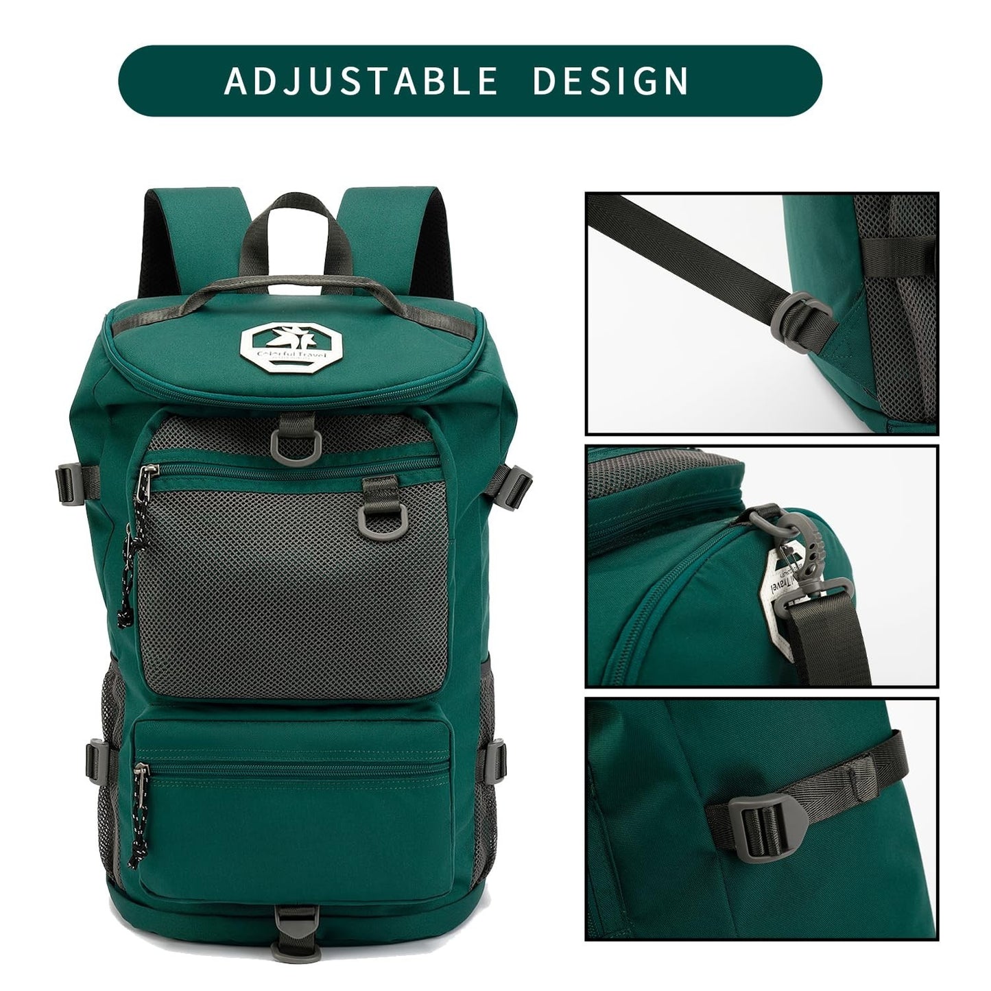 Waterproof Gym Duffel Backpack with Shoe Compartment, 4 Carry Methods, Sports &5