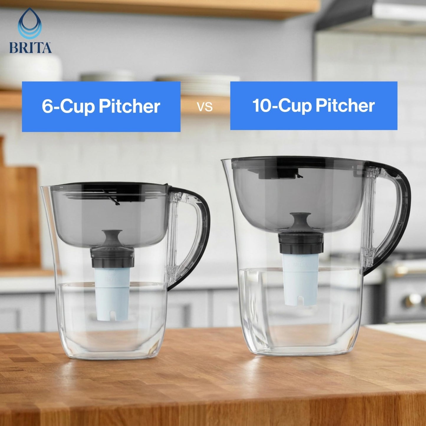 Water Filter Pitcher with SmartLight Indicator, BPA Free, 6 Cup Capacity, Red7