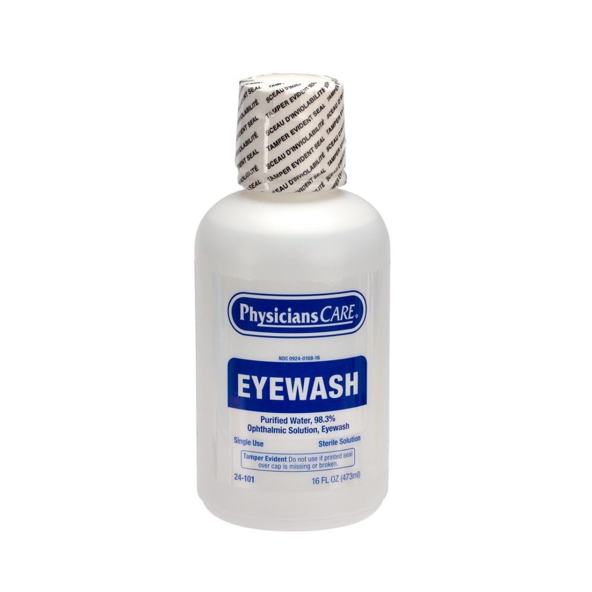 Sterile Eye Wash Solution - Isotonic Buffered Flushing & Irrigating Eyes, 16 oz1