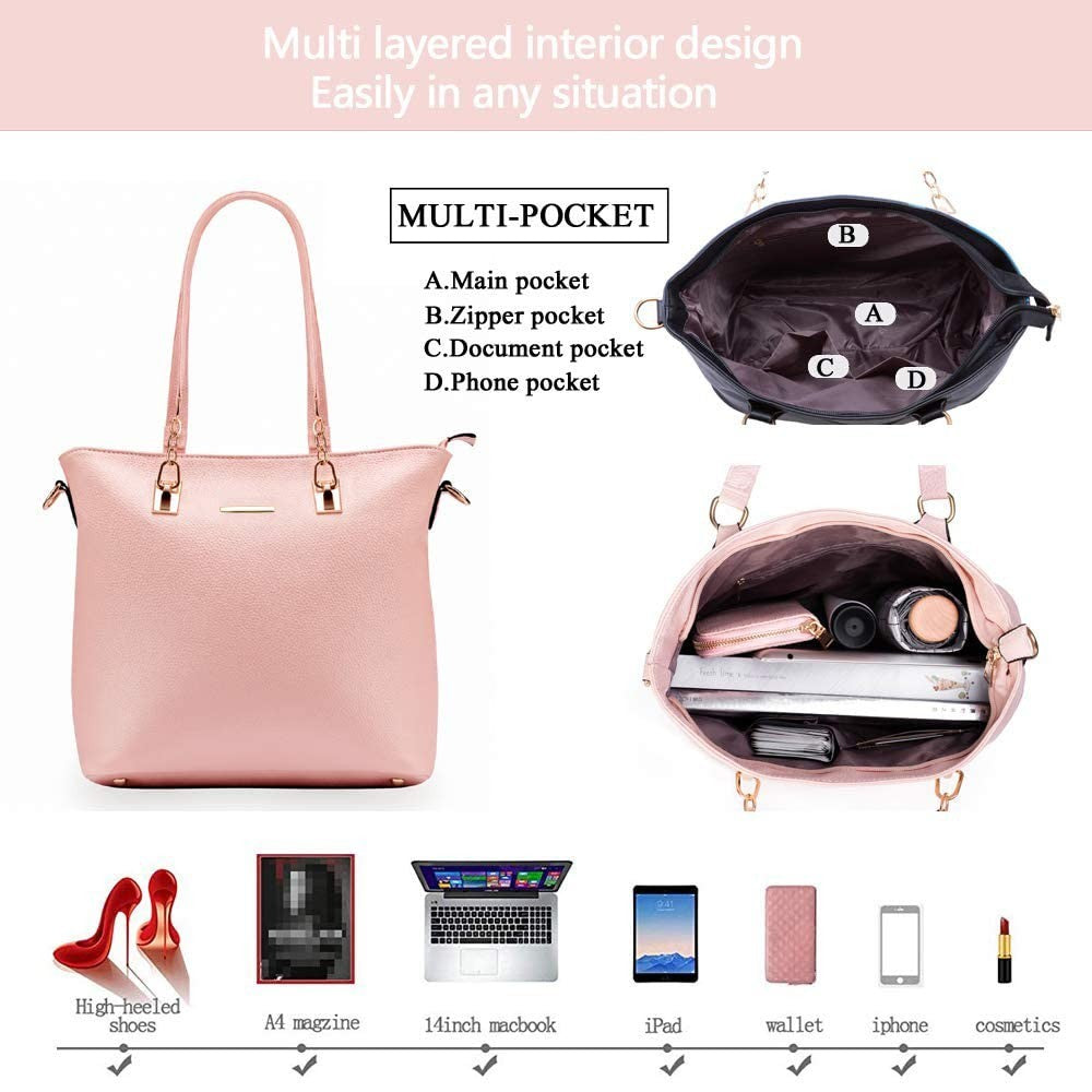 Stylish Designer Handbags for Women - Satchel Shoulder Tote Top Handle Purse6
