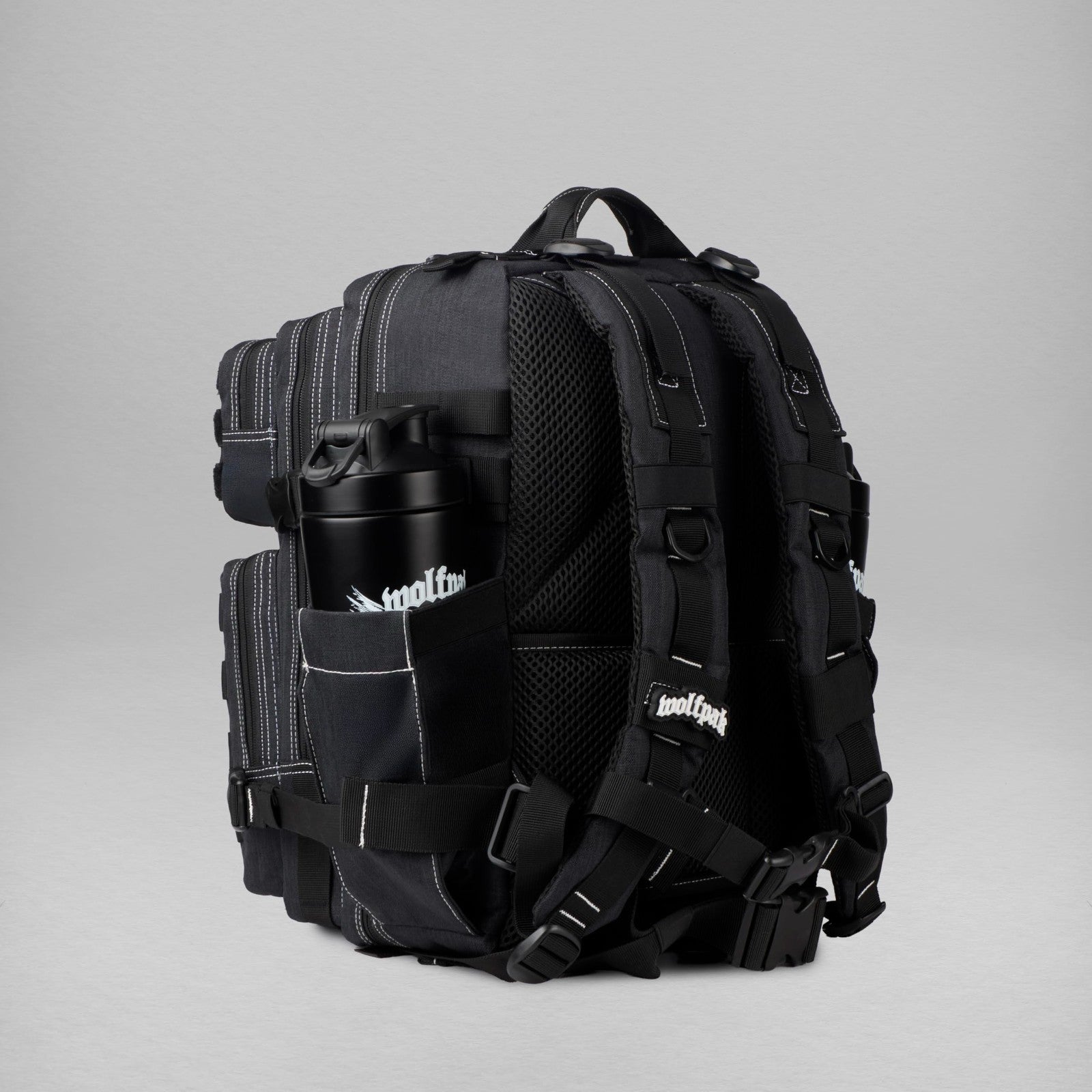 Durable 35L Waterproof Gym Backpack   MOLLE Webbing, Laptop Pocket, 1000D Oxford6
