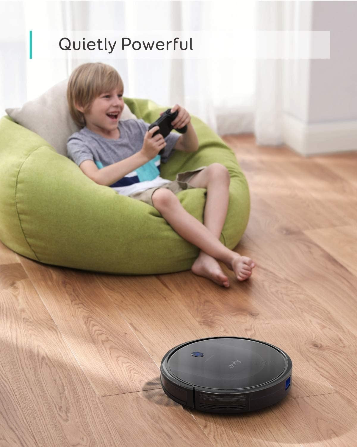 Robot Vacuum Cleaner - Super Thin, Quiet, Self-Charging, Cleans Hard Floors & Ca2