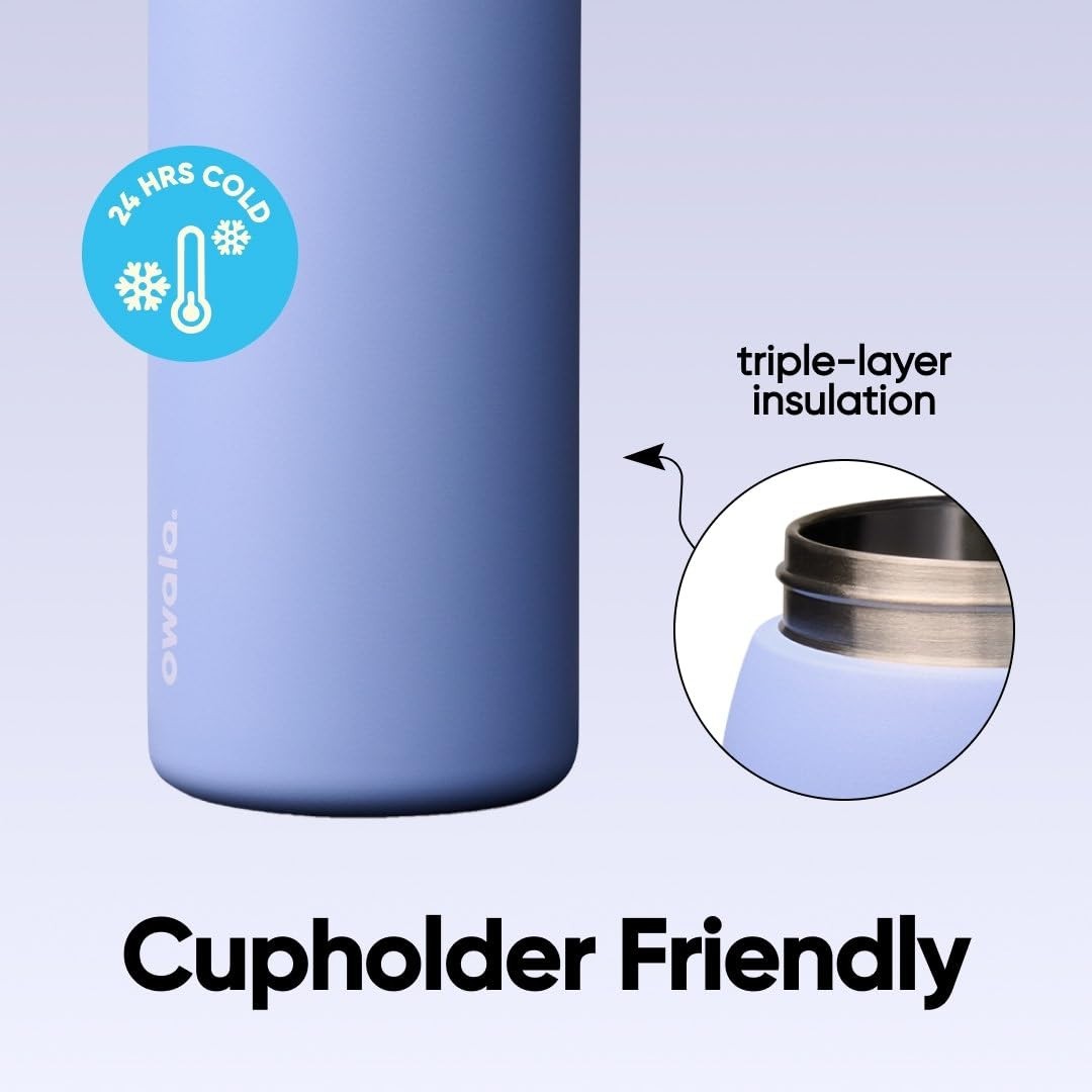 Insulated Stainless Steel Water Bottle 32 Oz with Straw   BPA Free, Travel Frien5