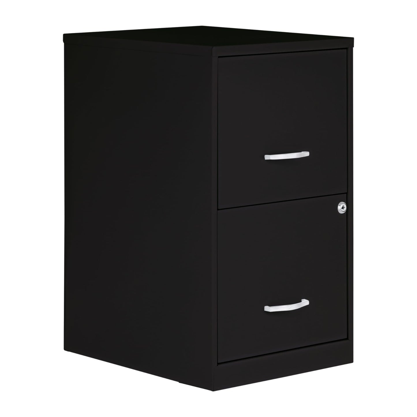 2 Drawer Locking Filing Cabinet   Pre Assembled Steel, Space Saving Design for H1