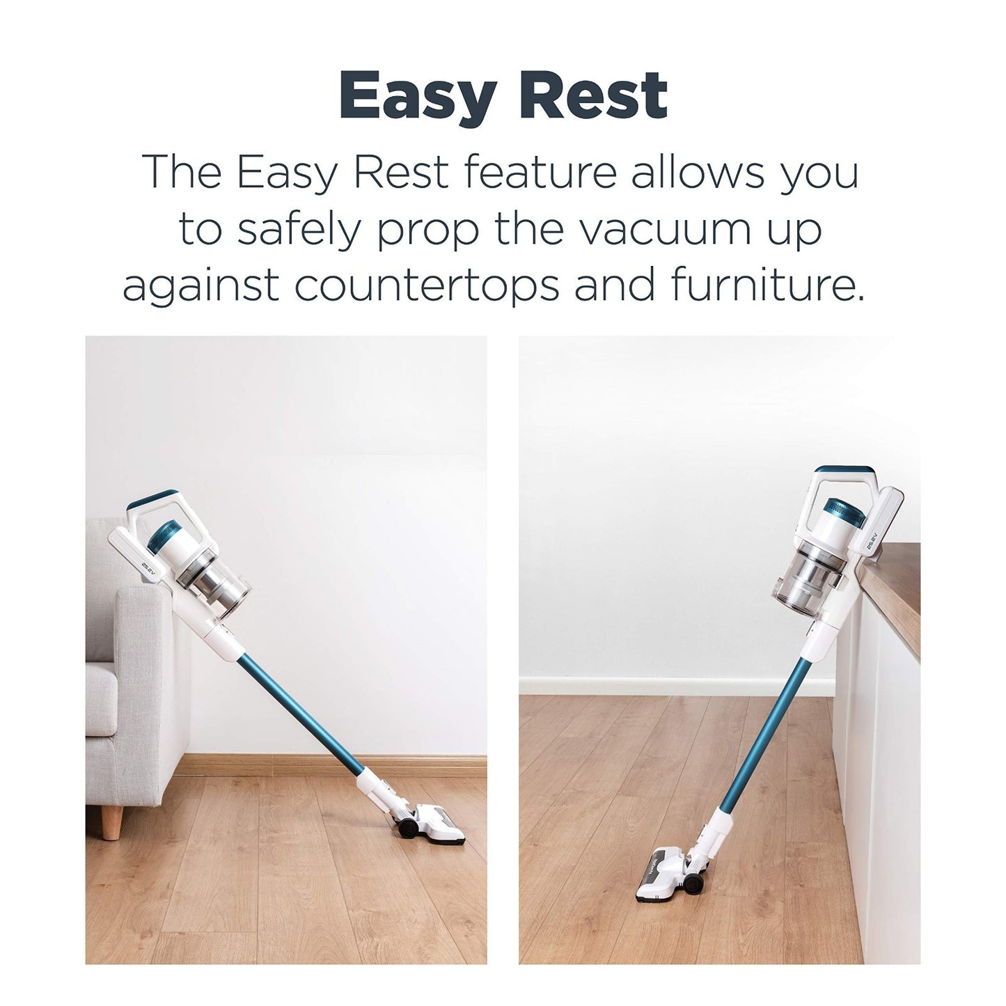 Lightweight Cordless Vacuum Cleaner - High Efficiency Digital Motor, LED Headlig3