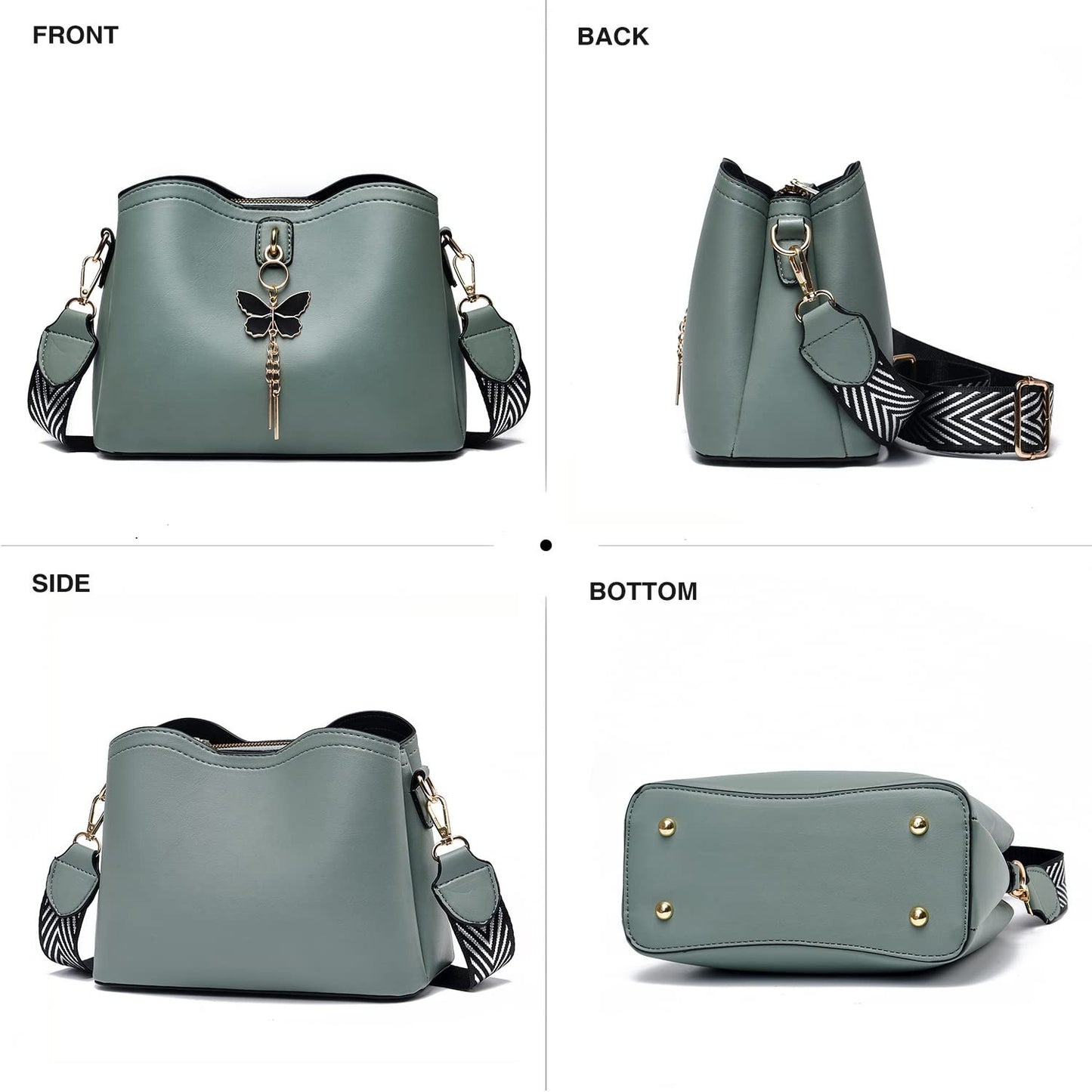 Stylish Lightweight Crossbody Bag for Women & Teens - Fashionable Handbag Purse5