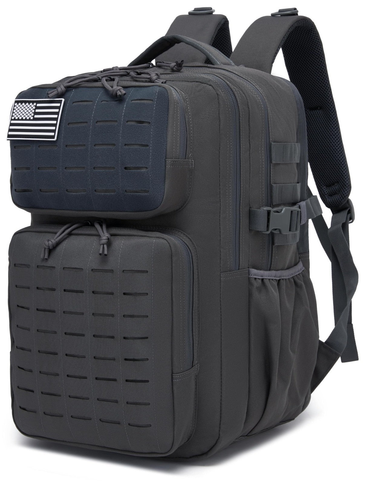 Waterproof Military Tactical Backpack 35L, MOLLE Daypack with Water Bottle Holde2