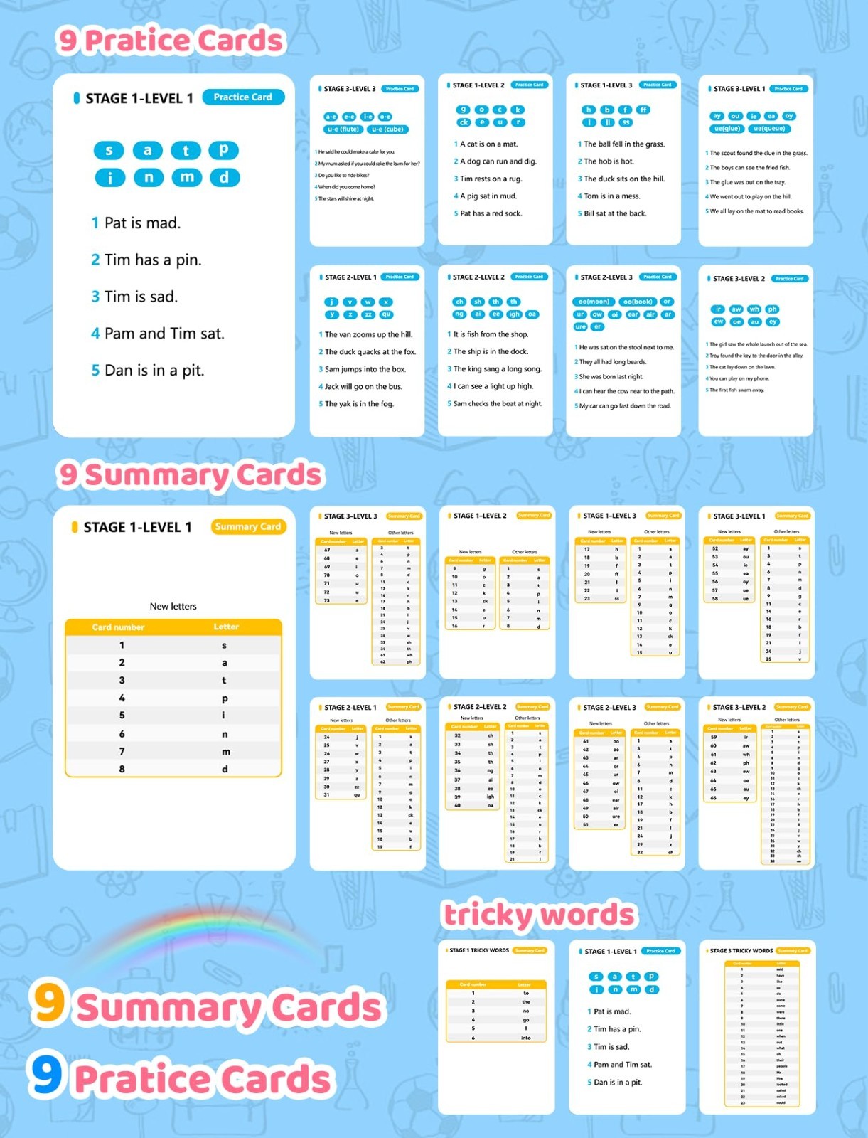 Phonics Learning Toy for Kids - Talking Flash Cards, Sound Machine, Math & Readi7
