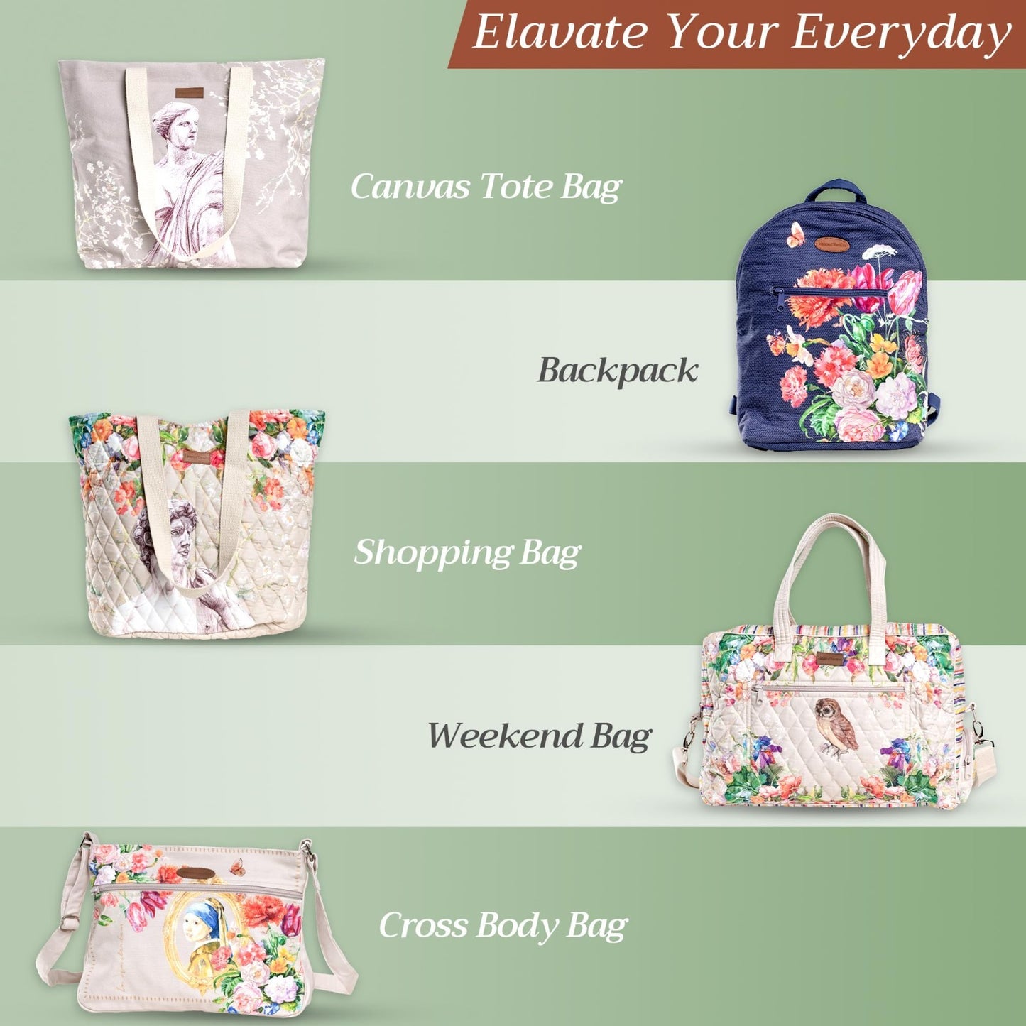 Stylish Women's Cotton Shoulder Handbag   Versatile Tote Bag for Everyday Use4