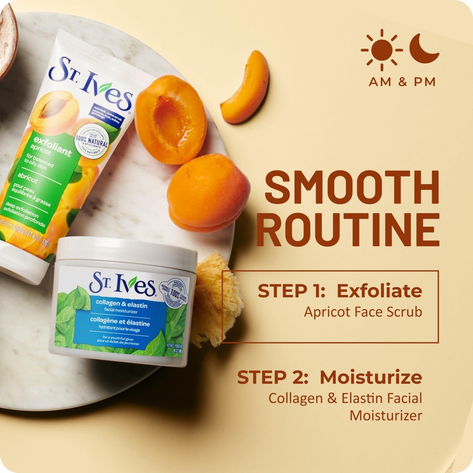 Fresh Skin Apricot Face Scrub - Deep Exfoliator, Oil-Free, 100% Natural, 6 oz, 48