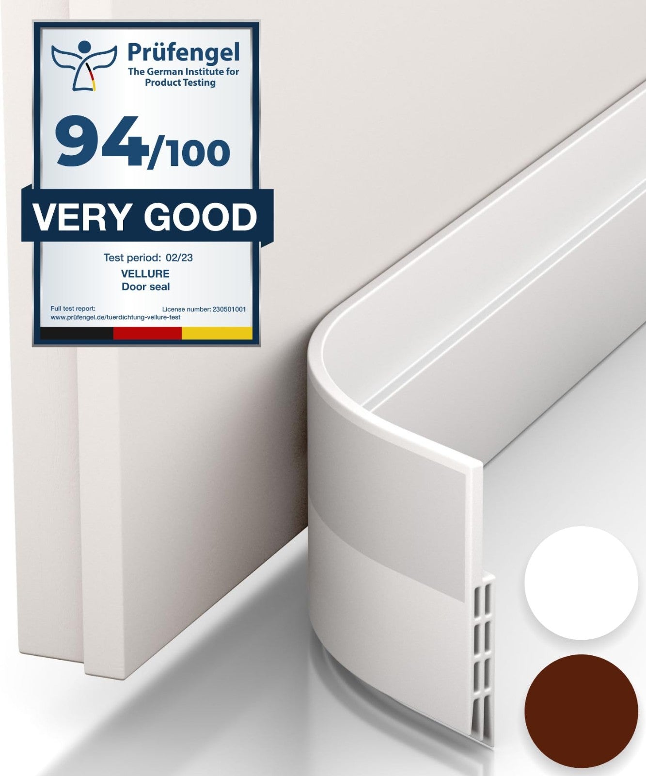 Premium Door Draft Stopper   Energy Saving Weather Stripping Seal for Bottom of1