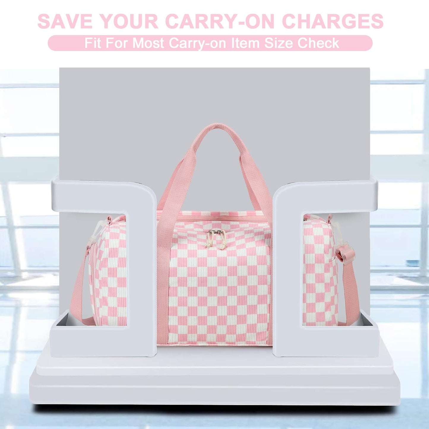 Cute Girls Duffle Bag with Shoes Compartment & Wet Separation - Waterproof Gym T5