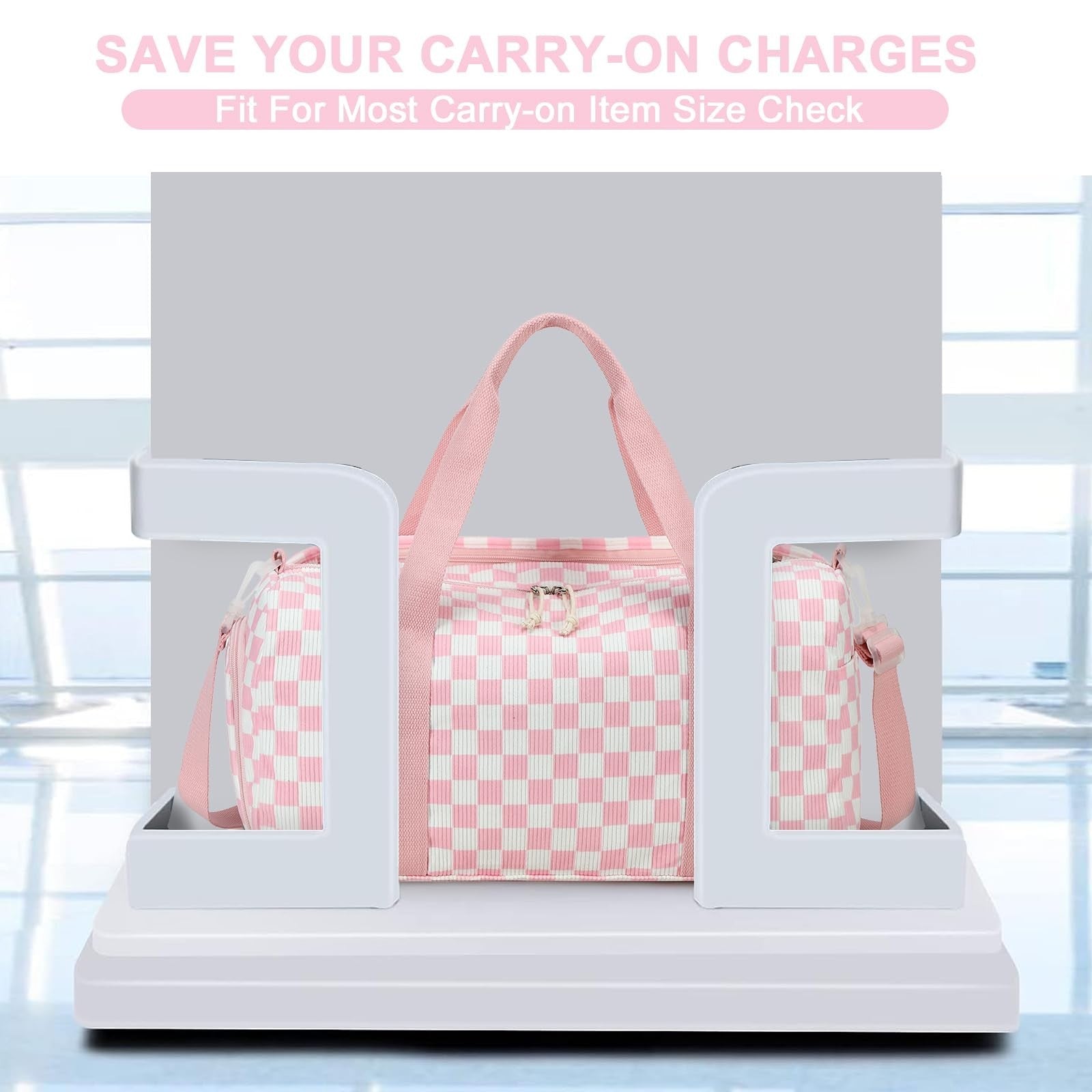 Cute Girls Duffle Bag with Shoes Compartment & Wet Separation - Waterproof Gym T5