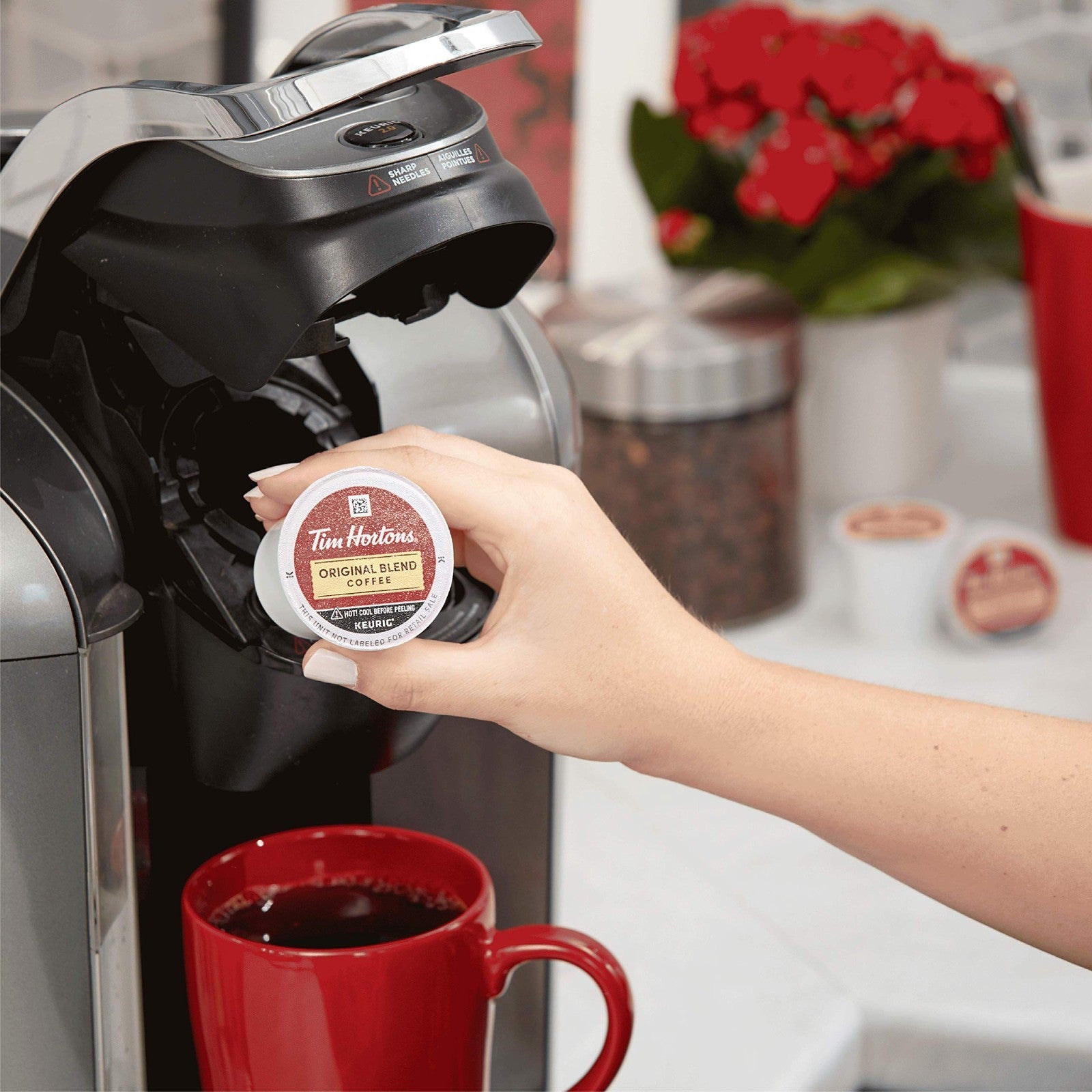Medium Roast Coffee K Cup Pods, Original Blend, Compatible with Keurig, 48ct4