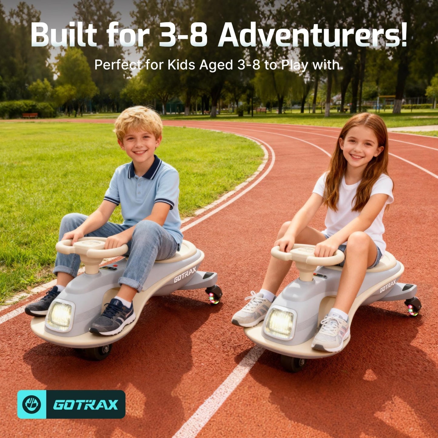 Electric Wiggle Car for Kids 3-8, 12V Battery, Bluetooth, 120 Min Ride Time5