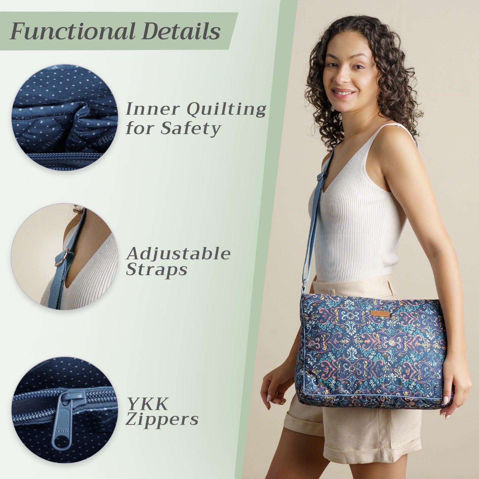 Stylish Cotton Shoulder Bag for Women   Versatile Handbag, Perfect for Everyday3
