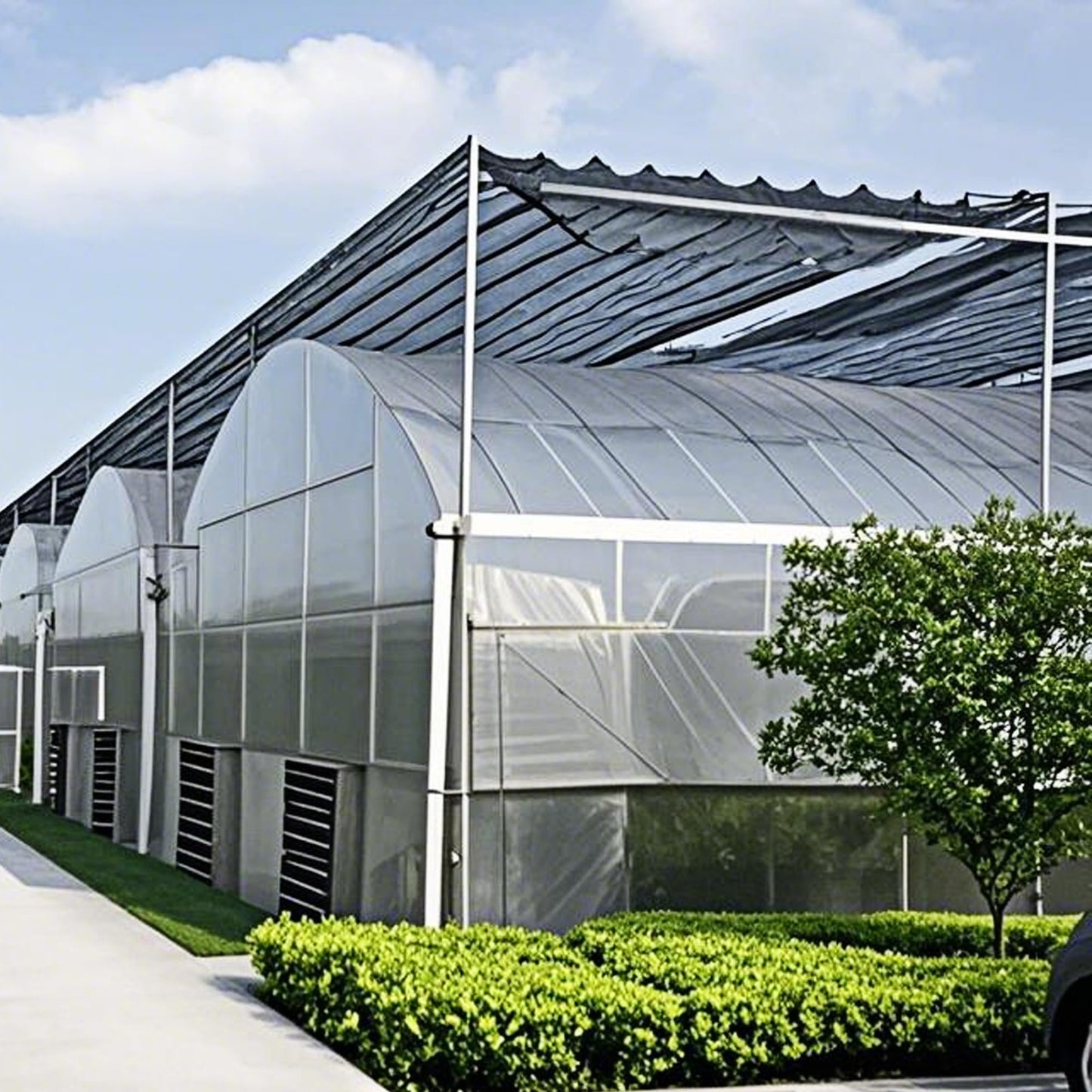 30x30 FT Black Shade Cloth - 70% Sun Protection Mesh Tarp for Garden, Greenhouse5