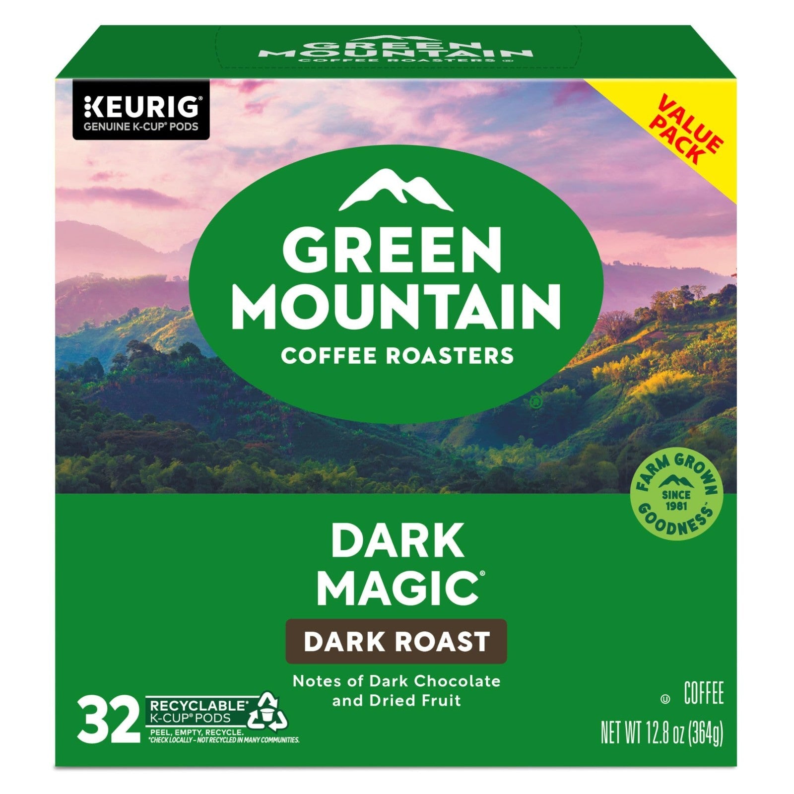 Dark Magic Dark Roast Coffee K Cup Pods, Single Serve, 32 Count, Gourmet Brew14