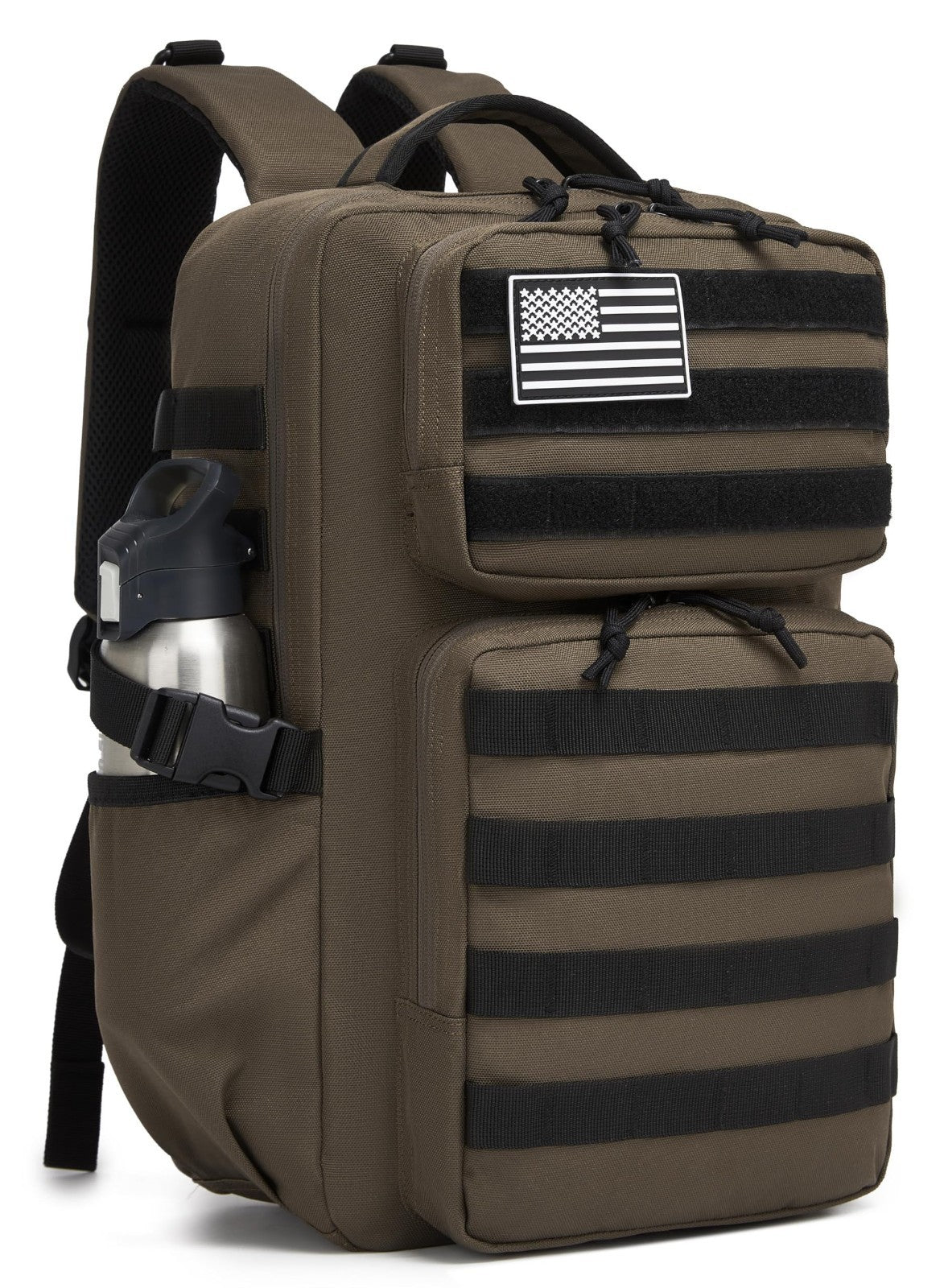 Waterproof Military Tactical Backpack   3 Day Assault Pack, Molle Daypack with W1