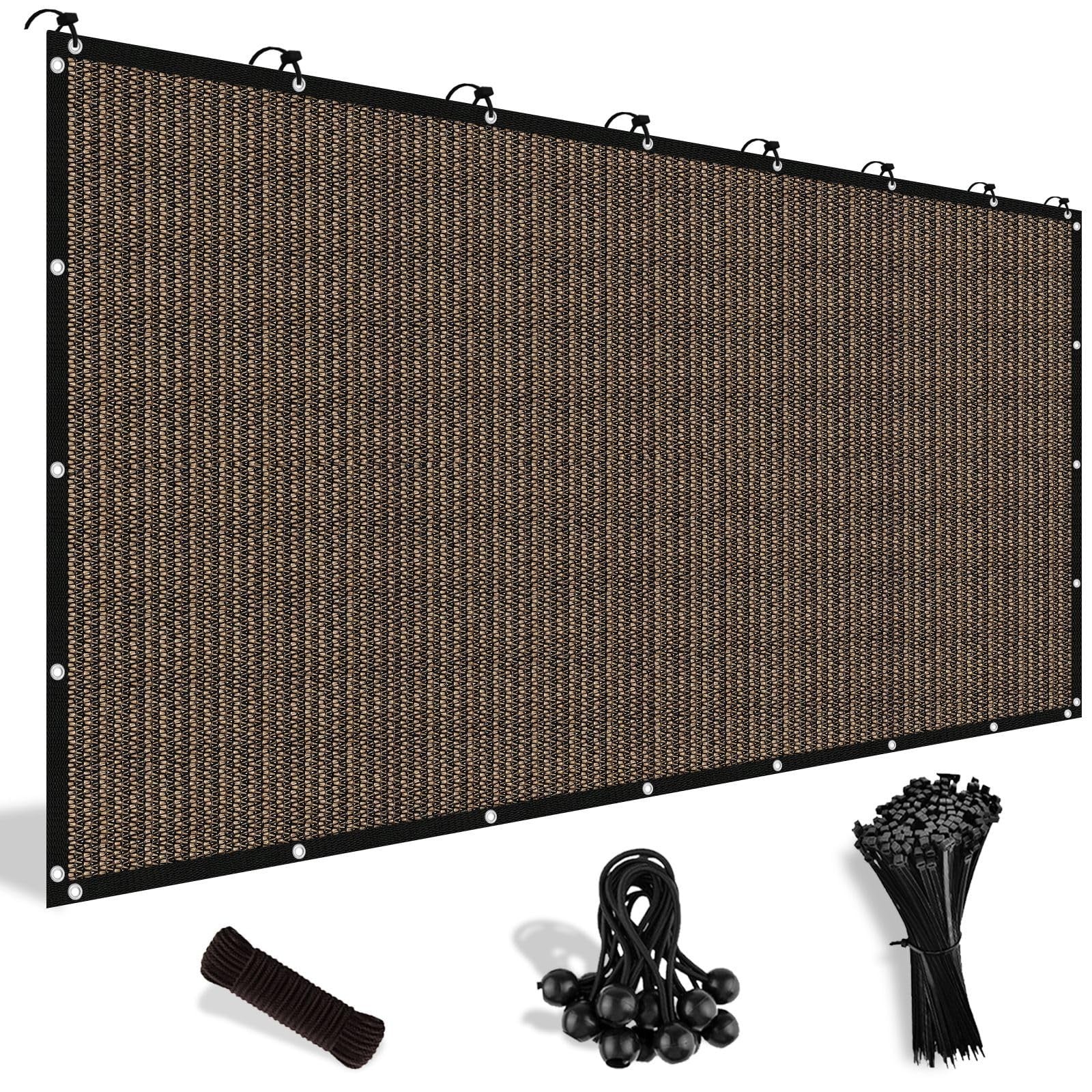90% Sun Shade Cloth Canopy 8' x 12' with Grommets   Outdoor Patio Garden Tarp, M0