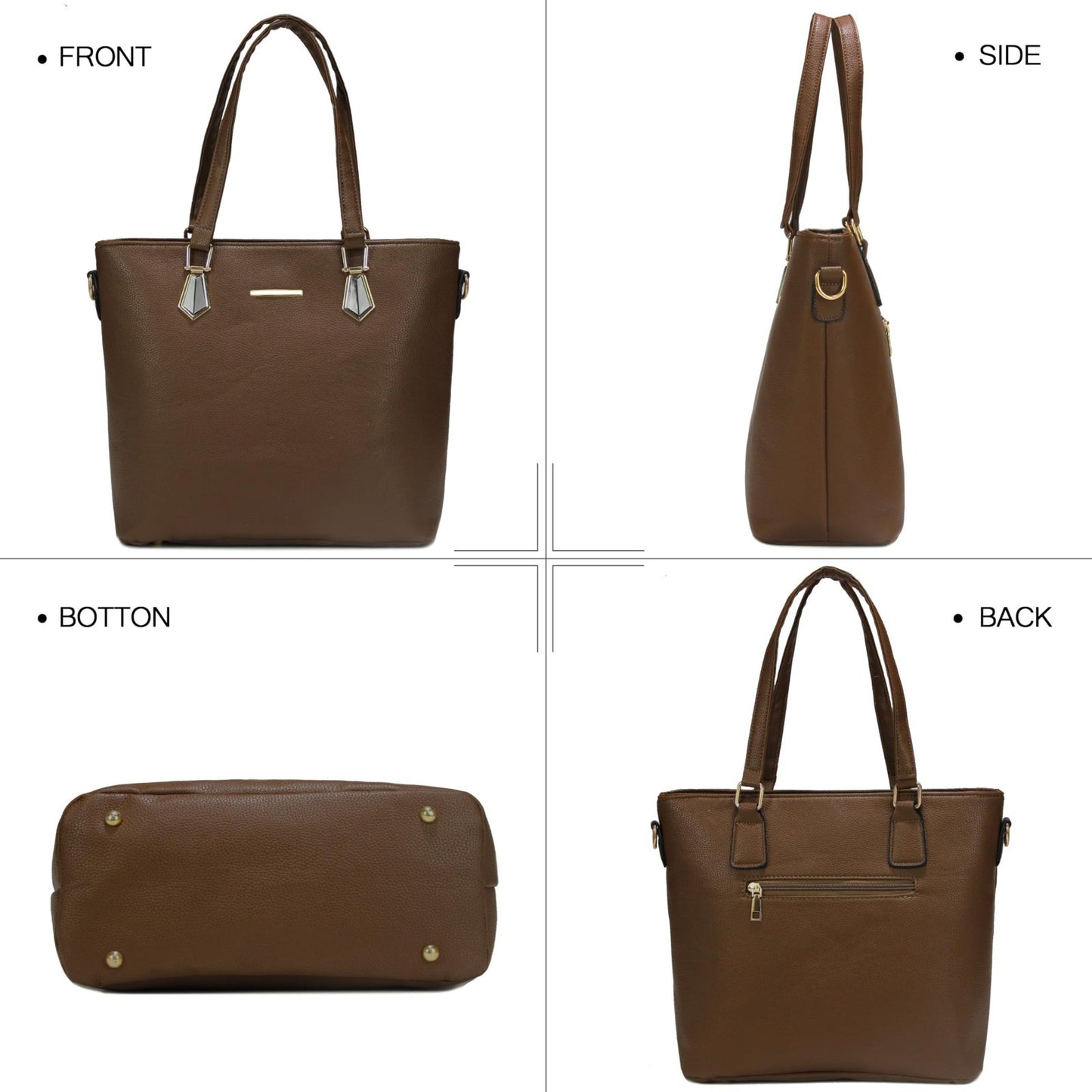 Stylish Designer Handbags for Women - Satchel Shoulder Tote Top Handle Purse3