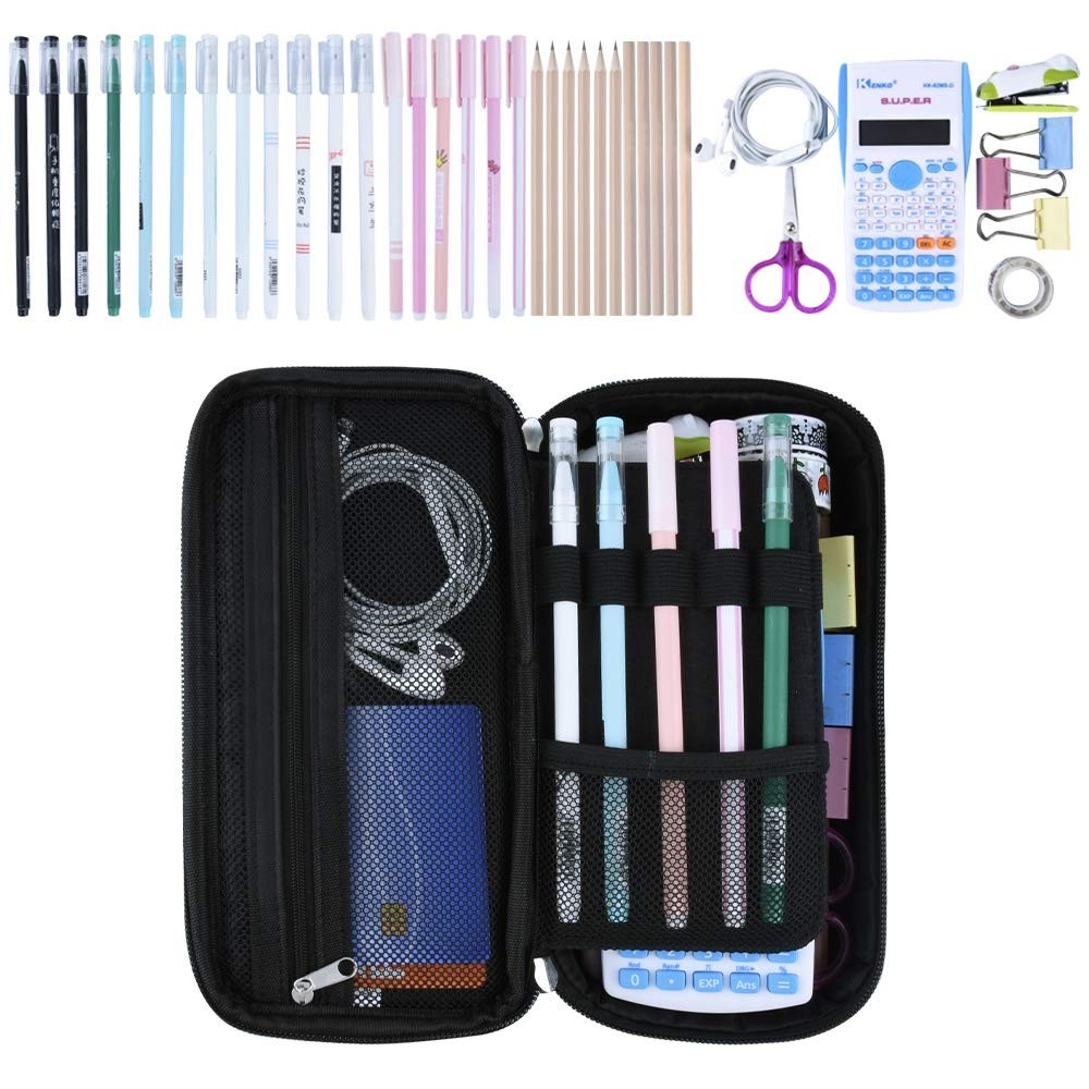 Large Capacity Pencil Case   Versatile Storage Pouch for Pens, Markers & Makeup2