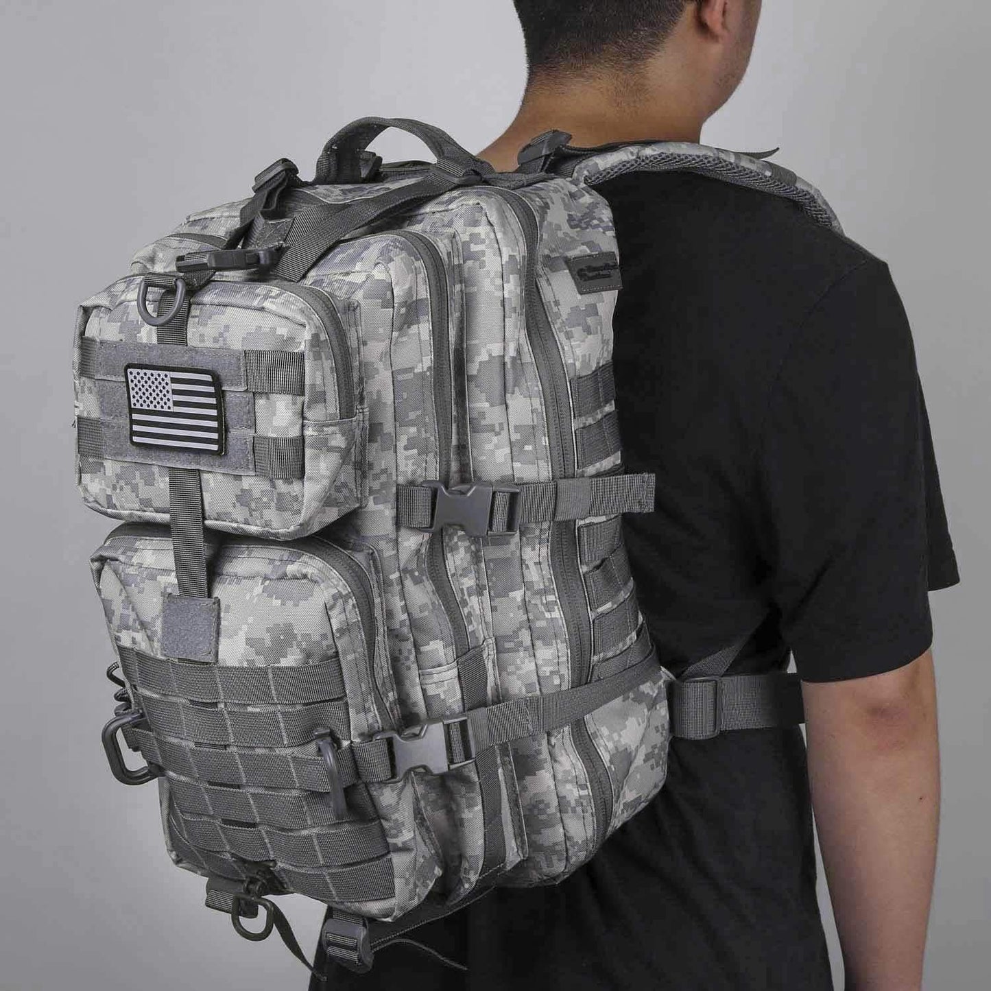 Tactical MOLLE Assault Backpack   Military Army Camping Rucksack, Outdoor Gear6