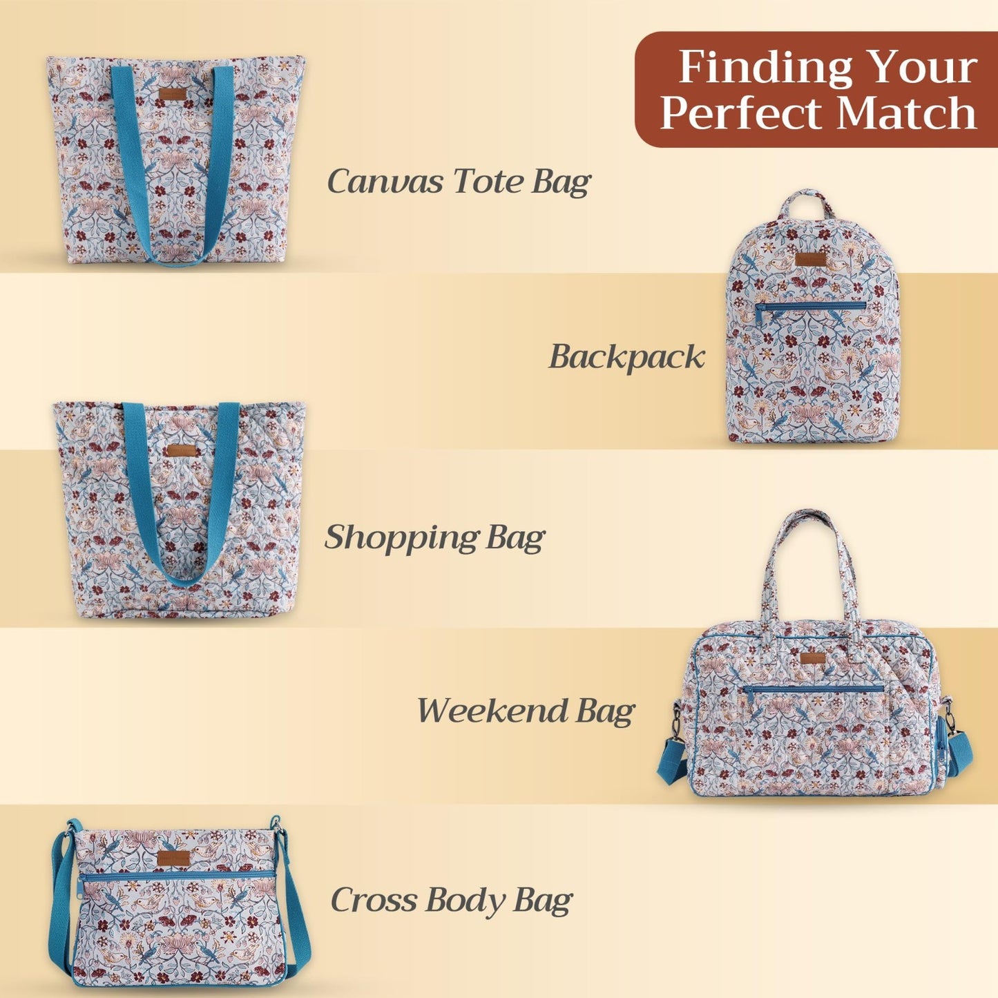 Stylish Cotton Shoulder Bag for Women   Versatile Handbag, Everyday Use, Fashion6