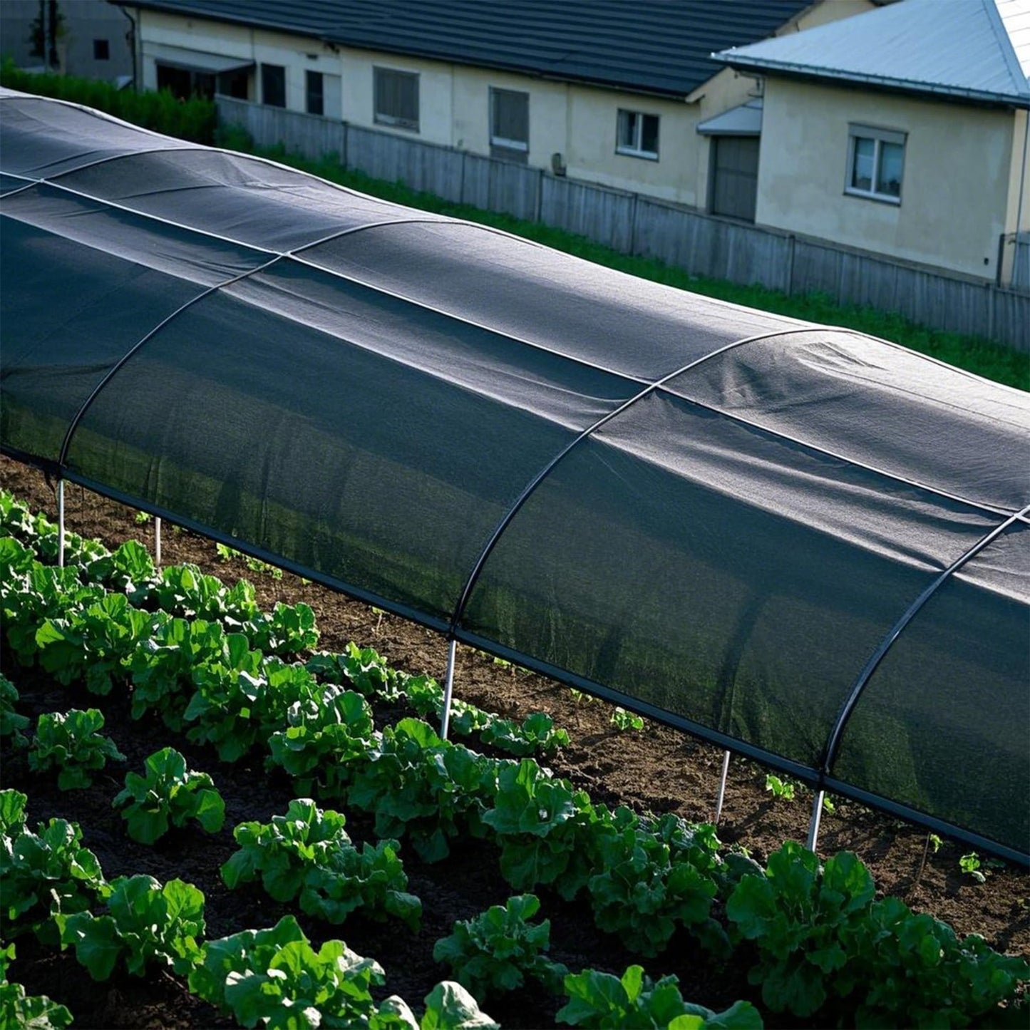 40% Black Shade Cloth 8x10 FT - Garden Mesh Tarp for Greenhouse, Patio, Plants &5