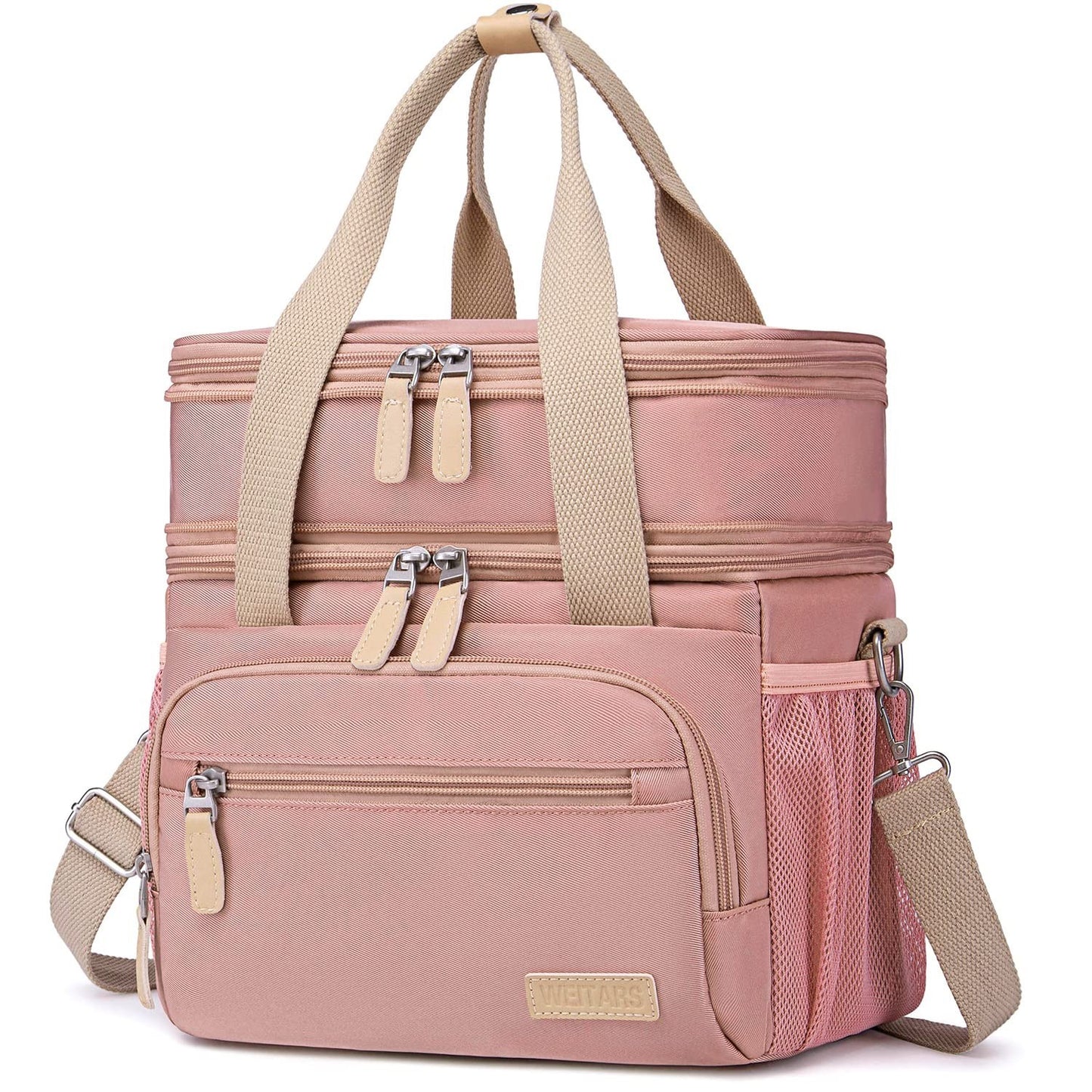 Insulated Lunch Bag for Women - Large Dual Compartment, Leakproof, Perfect for W1