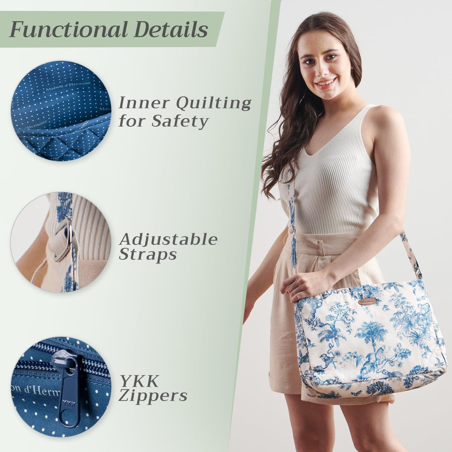 Stylish Cotton Shoulder Bag for Women | Versatile Handbag | Perfect for Everyday2