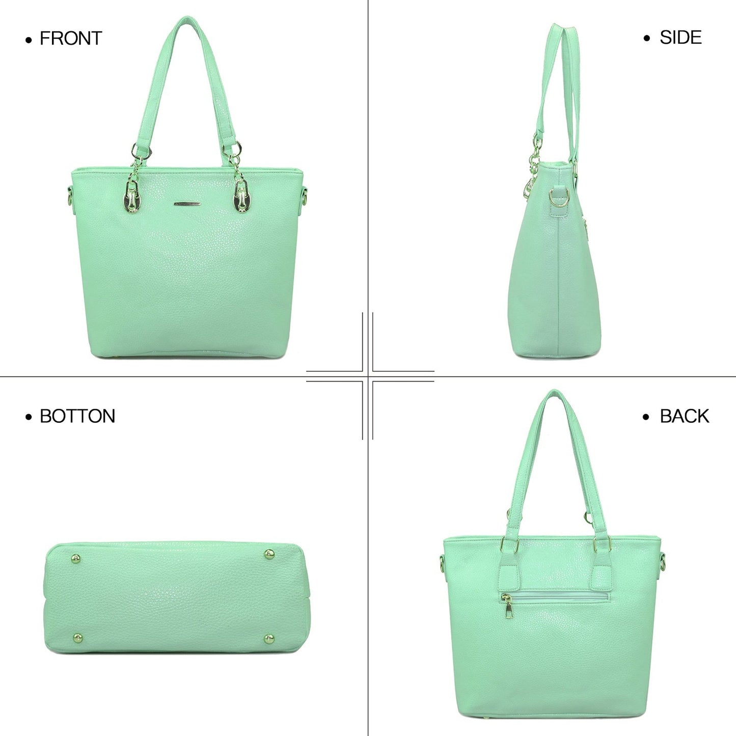 Stylish Designer Purses for Women - Satchel Shoulder Tote Handbag, Top Handle5