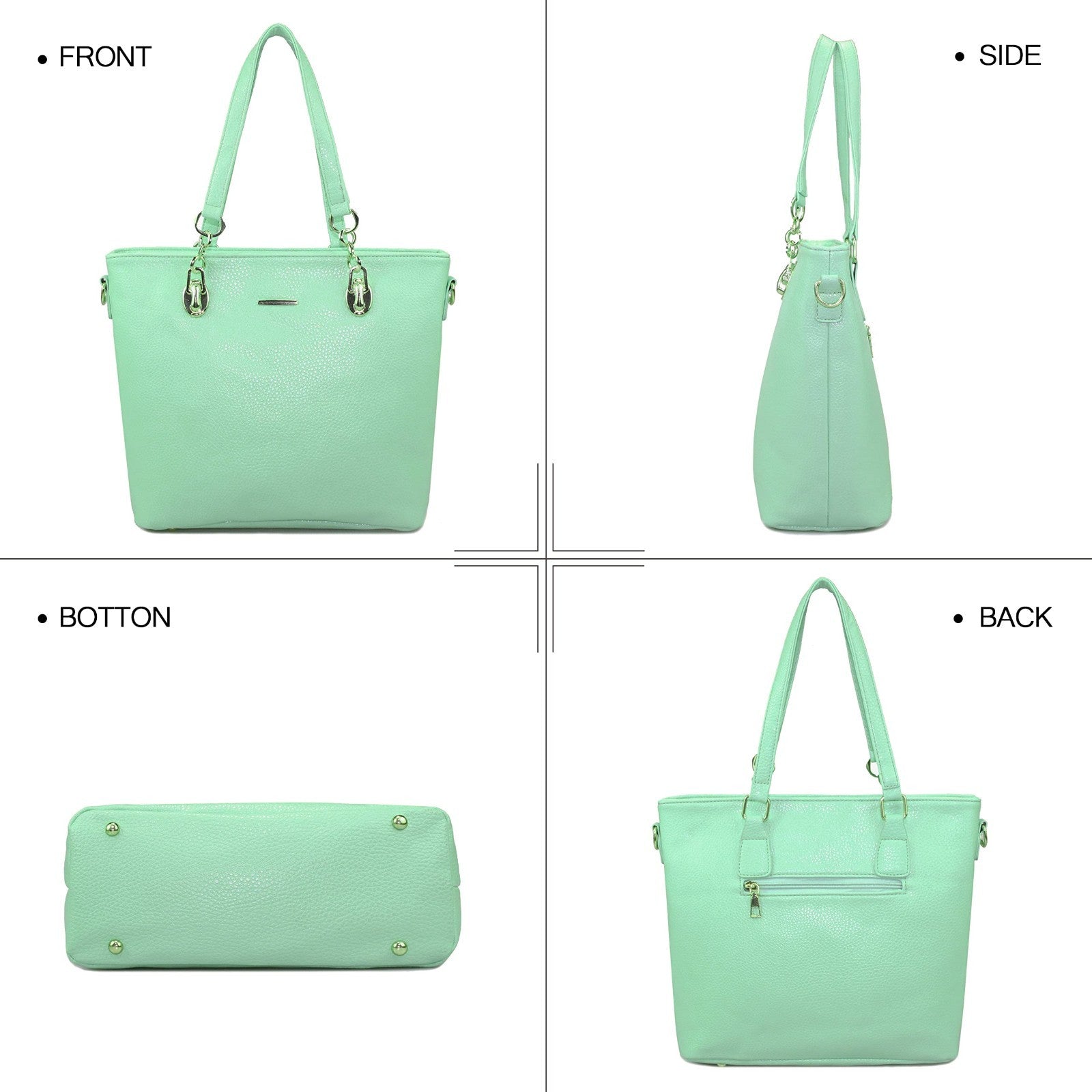 Stylish Designer Purses for Women - Satchel Shoulder Tote Handbag, Top Handle5