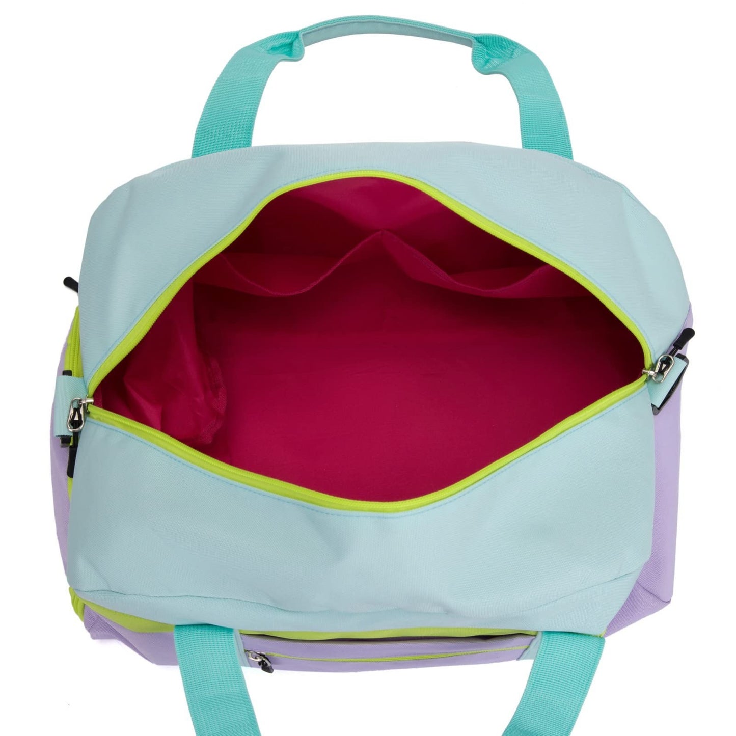 Kids 18" Light Green Duffle Bag for Boys & Girls - Perfect for Weekend, Sports &3