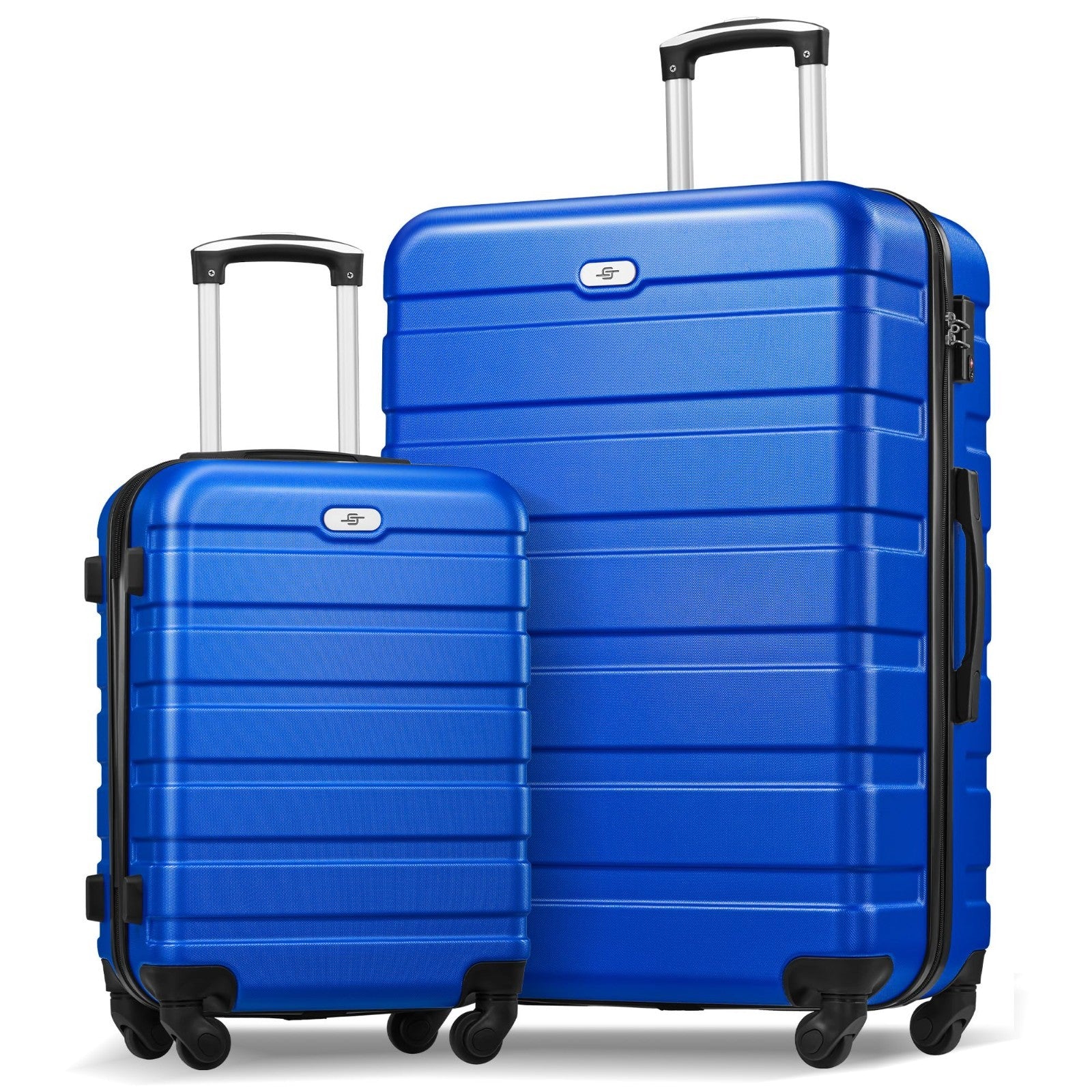 2-Piece Hard Shell Luggage Set with Spinner Wheels, TSA Lock, 20" & 28" Carry-On1