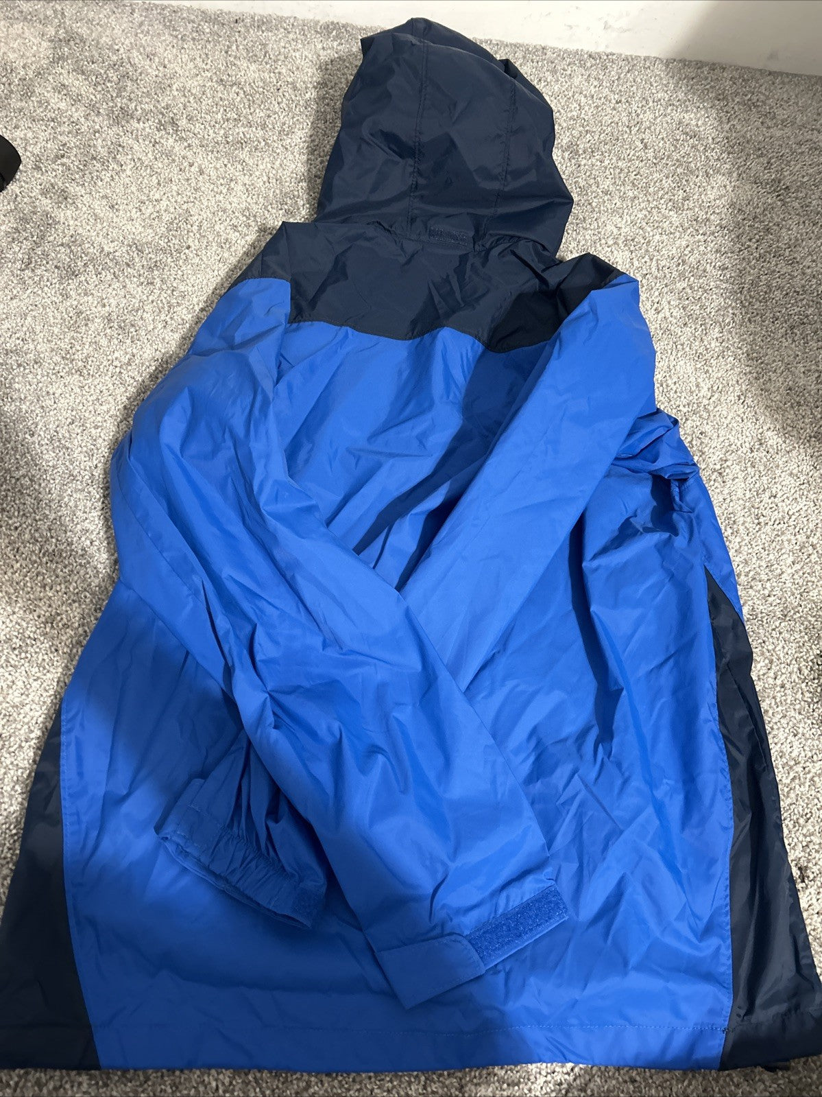 columbia rain jacket men medium Blue1