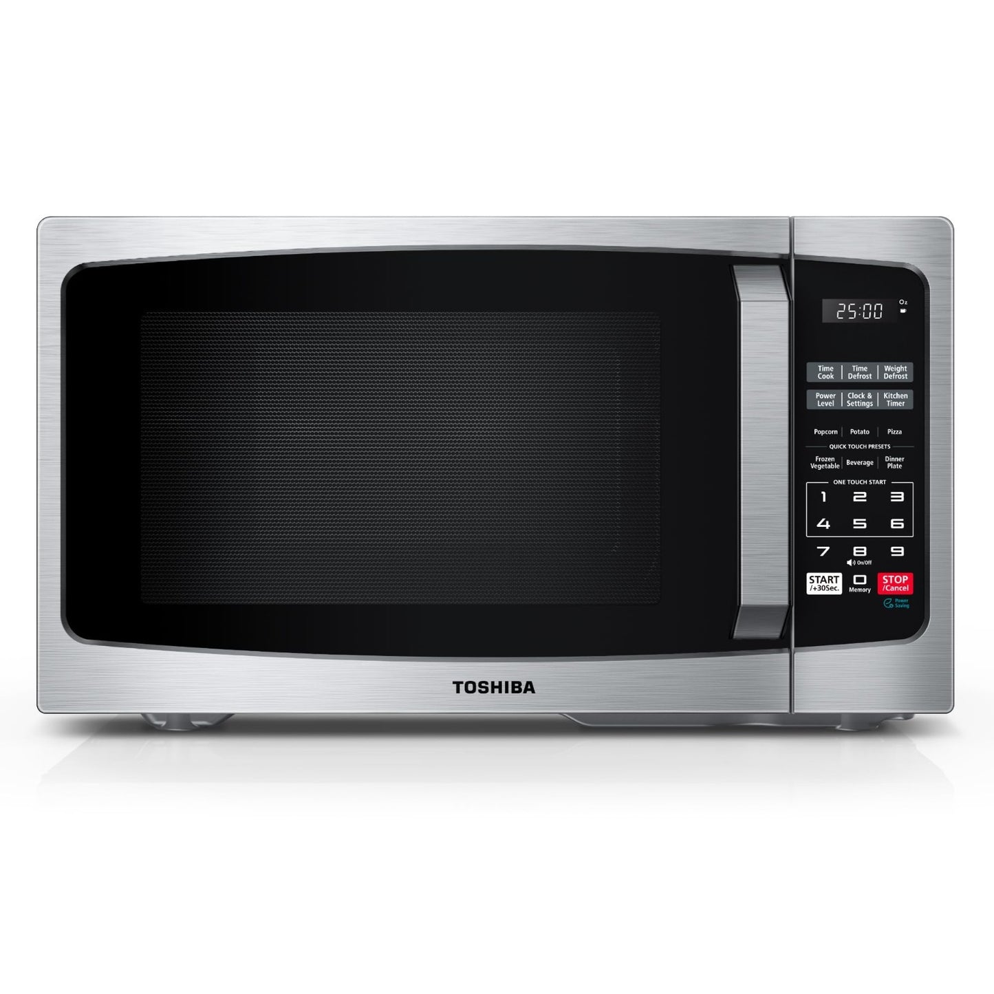 Compact Microwave Oven 0.9 Cu.Ft 900W Stainless Steel | 6 Auto Menus, Child Lock1